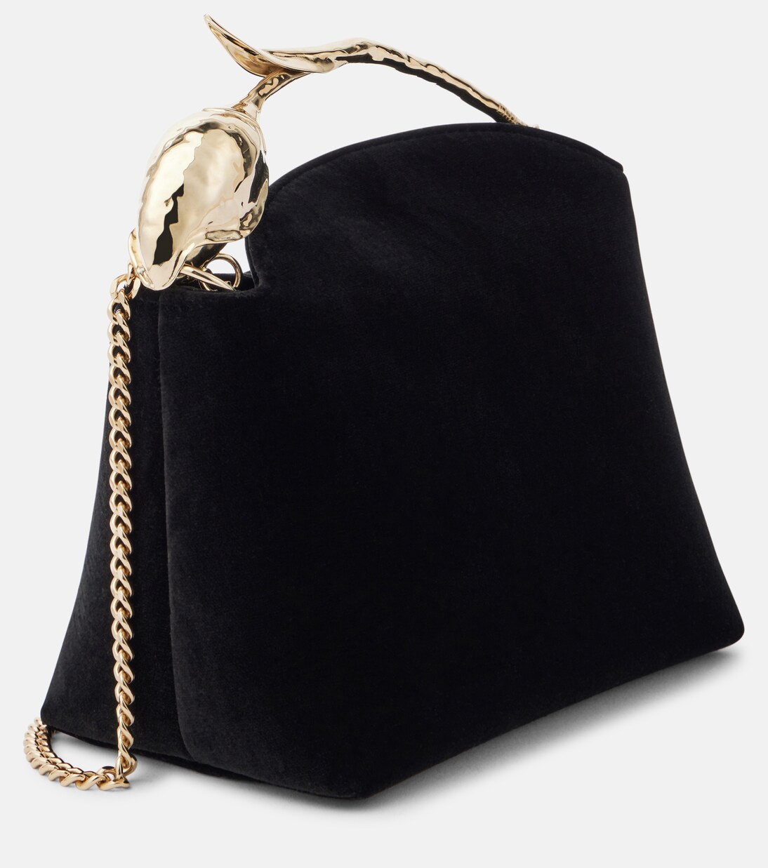 Bloom Mini velvet tote bag | Erdem