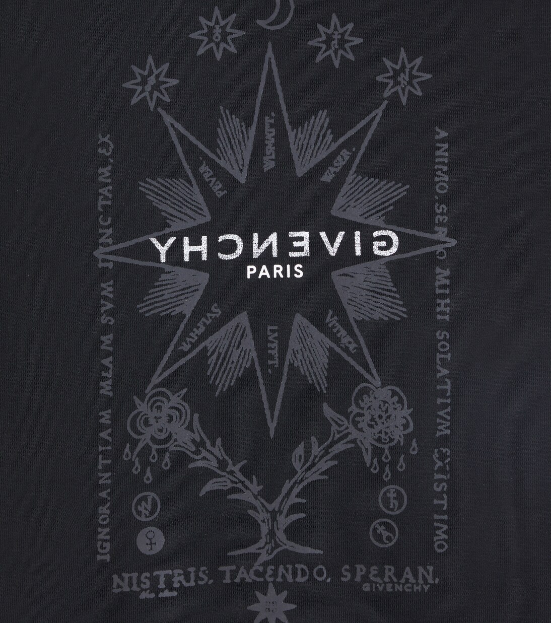 Cotton-blend jersey hoodie | Givenchy Kids