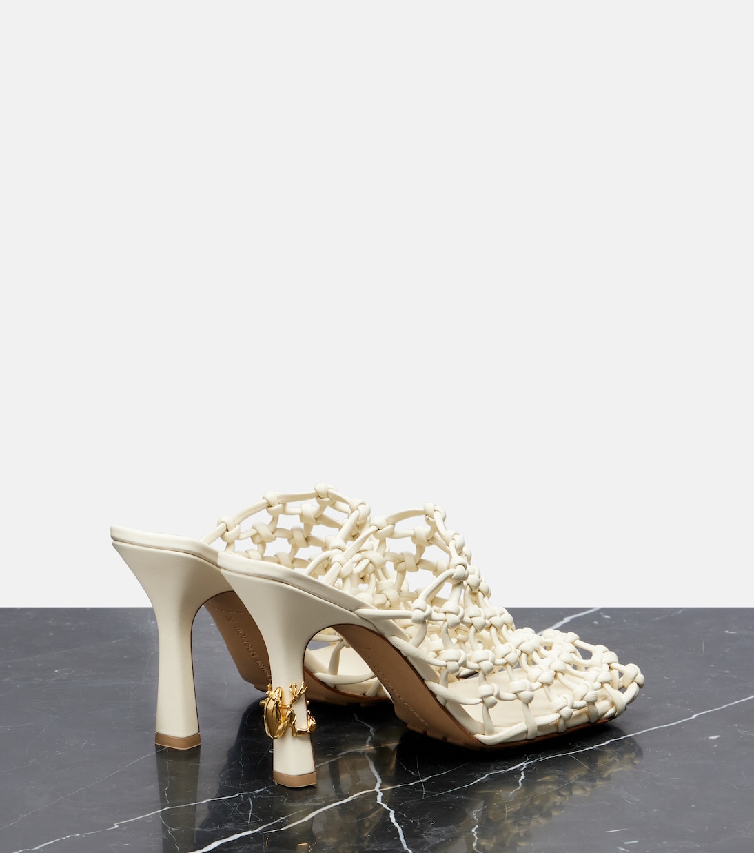 Mules Riva 90 en cuir | Bottega Veneta