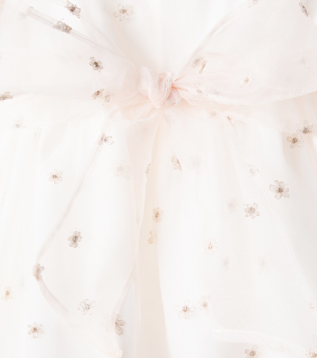 Gardenia Ceremony embroidered organza dress | La Coqueta