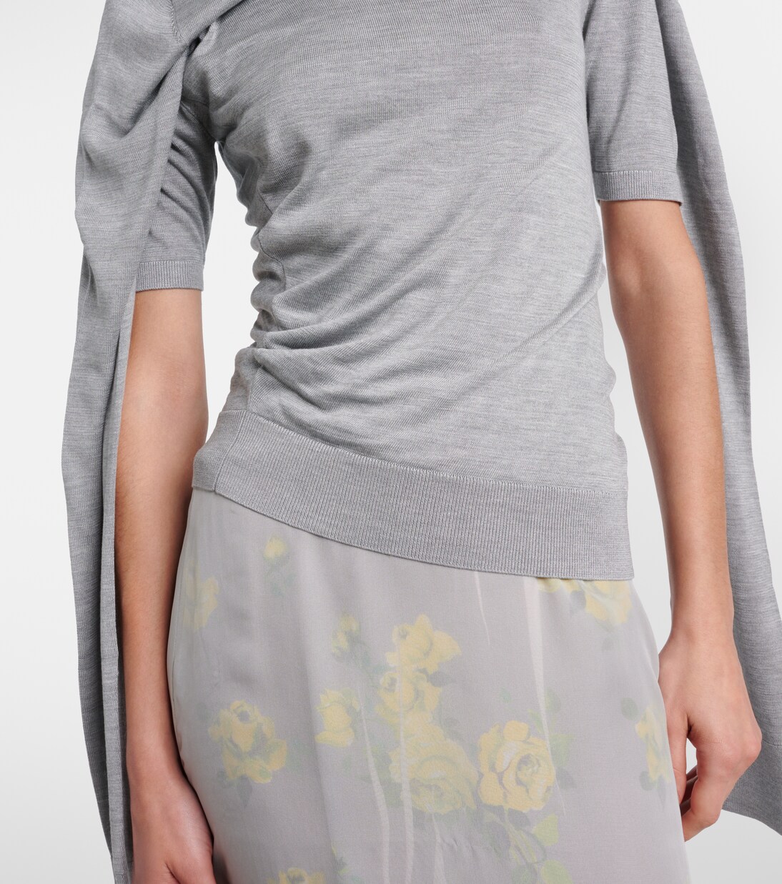 Top aus Seiden-Jersey | Acne Studios