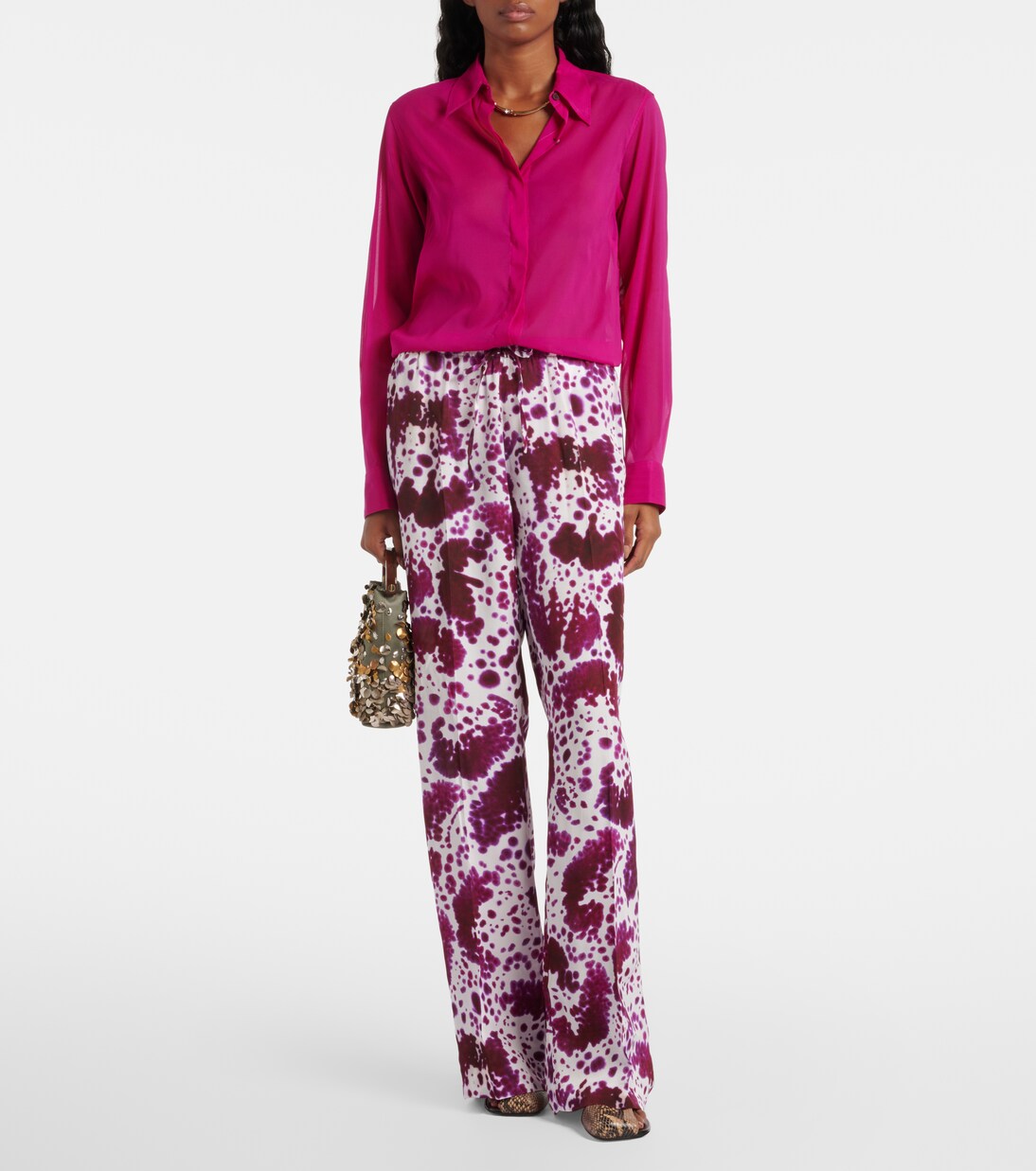 Hemd aus einem Seidengemisch | Dries Van Noten