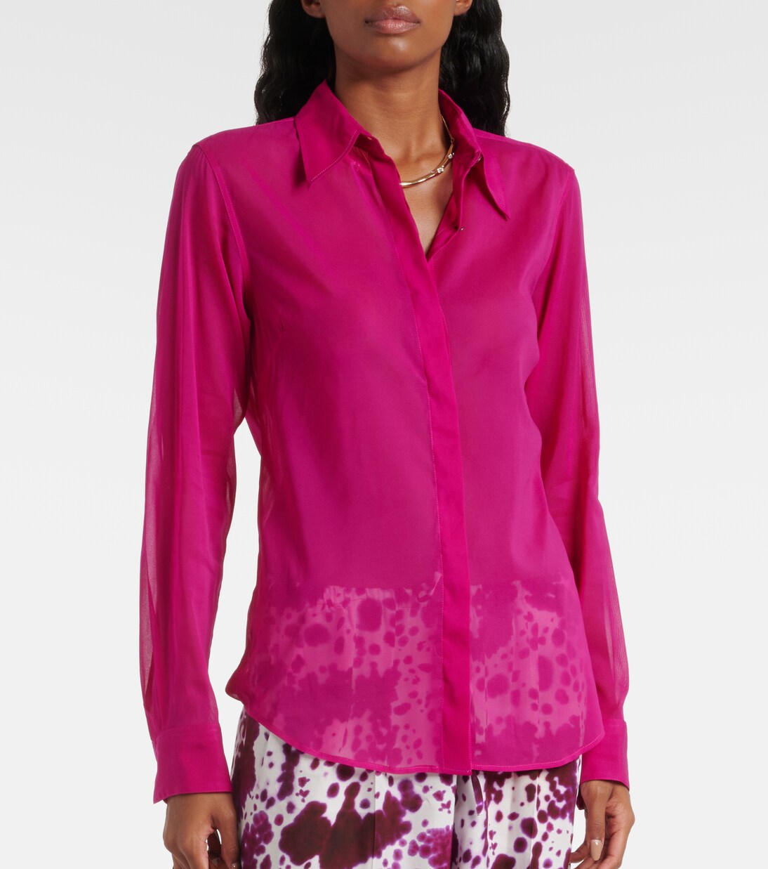 Hemd aus einem Seidengemisch | Dries Van Noten