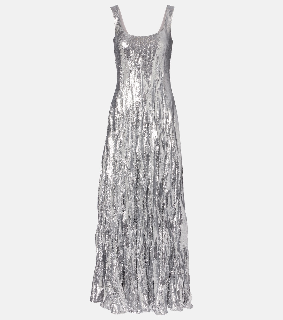 Robe aus einem Seidengemisch mit Pailletten | Marmar Halim