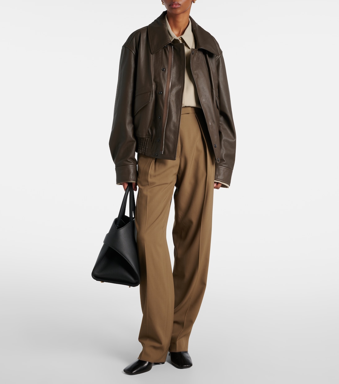 Gerade High-Rise-Hose | Ferragamo