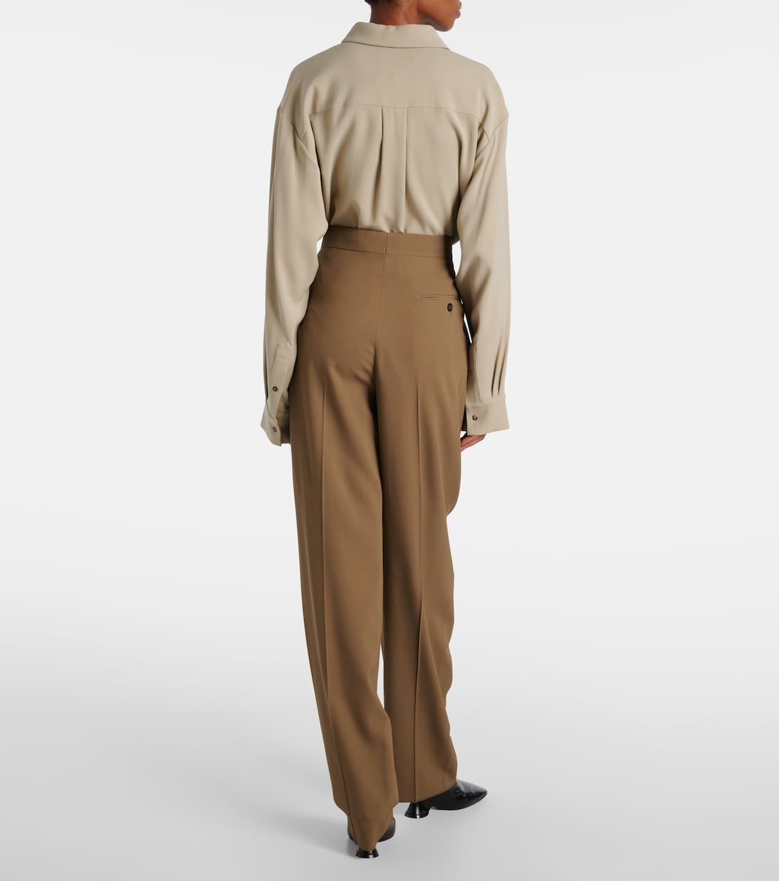 Gerade High-Rise-Hose | Ferragamo