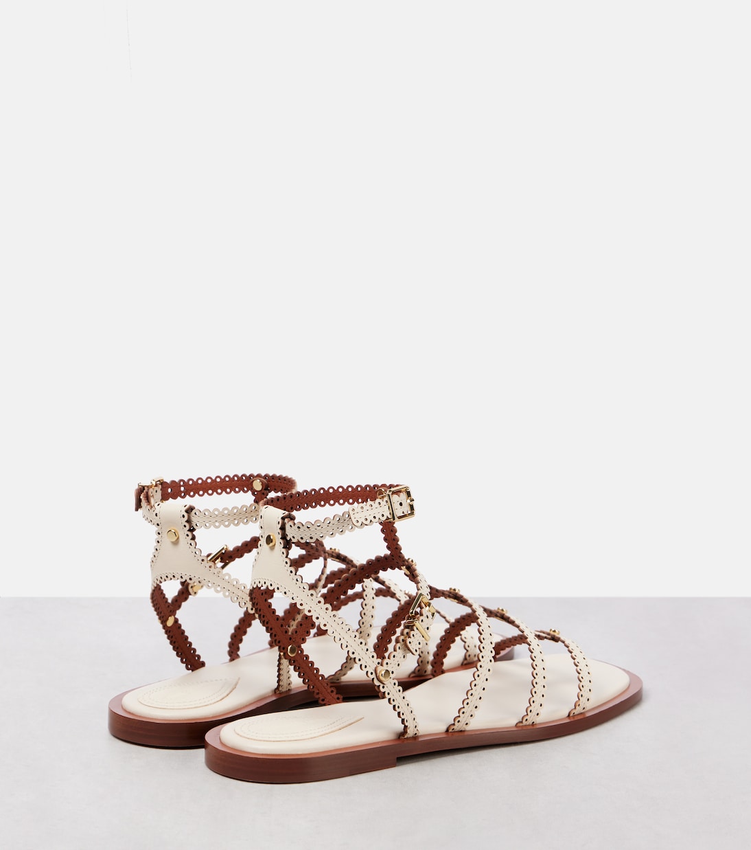 Goldie leather sandals | Zimmermann