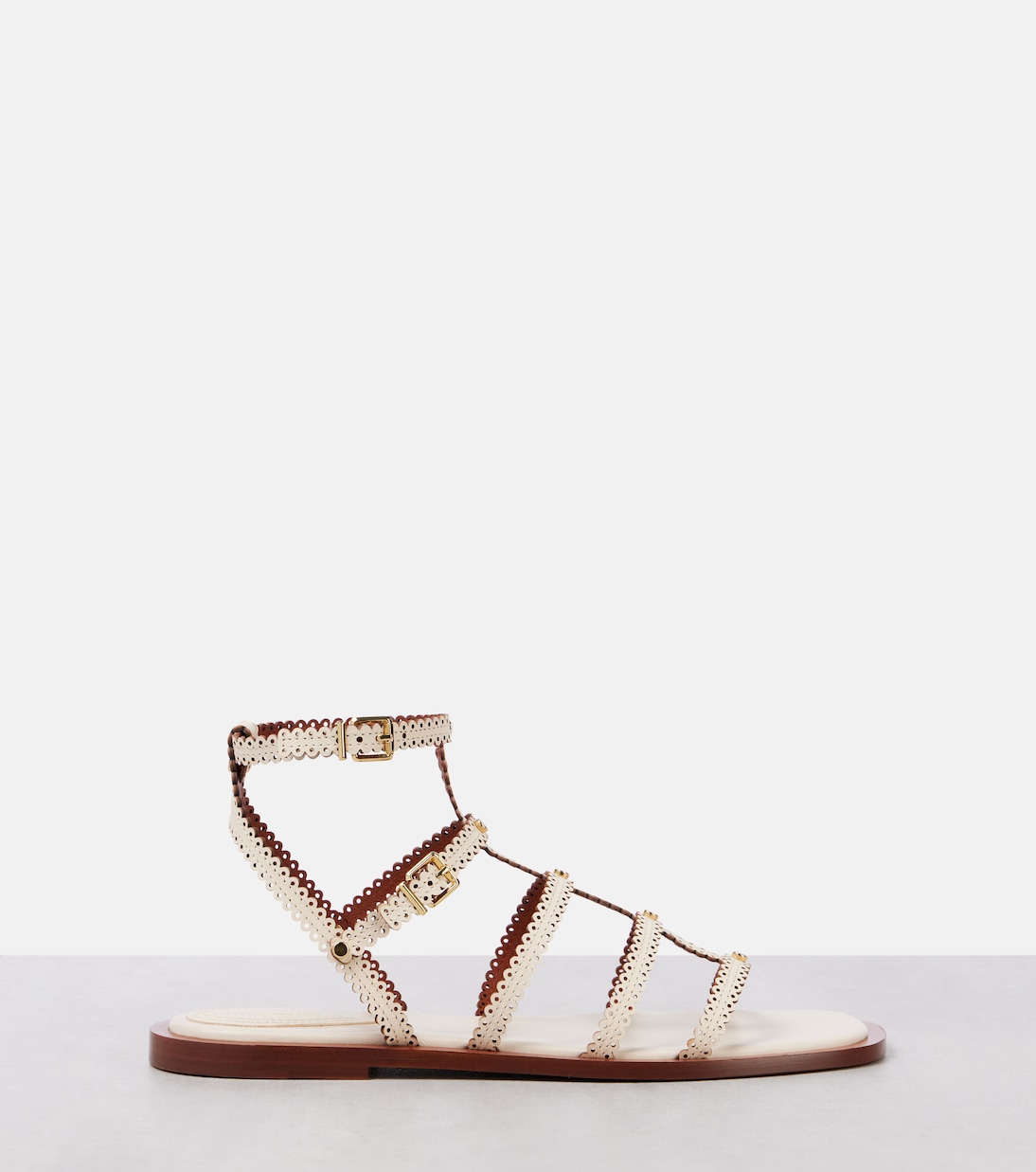 Goldie leather sandals | Zimmermann
