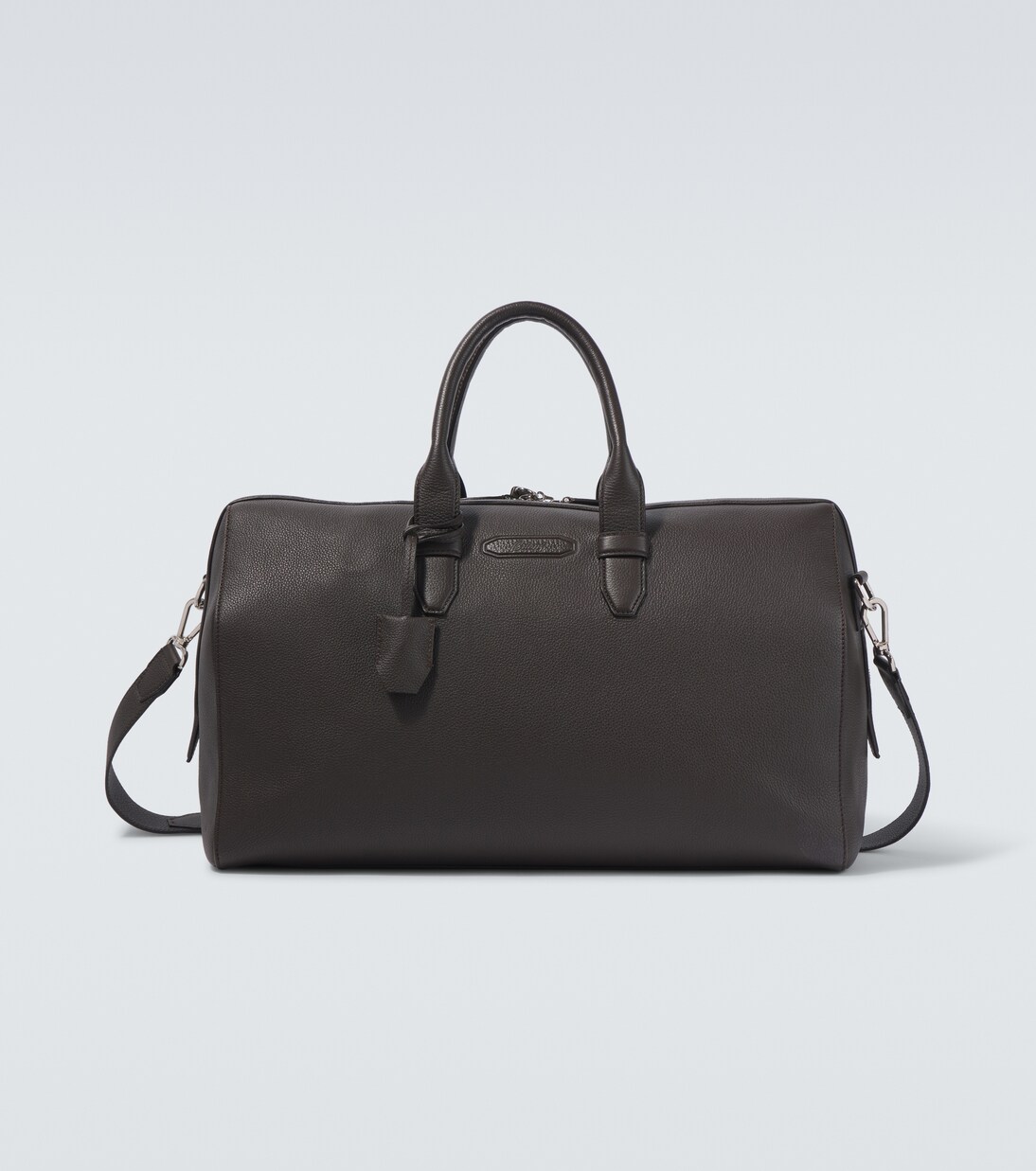 Leather duffel bag | Brioni