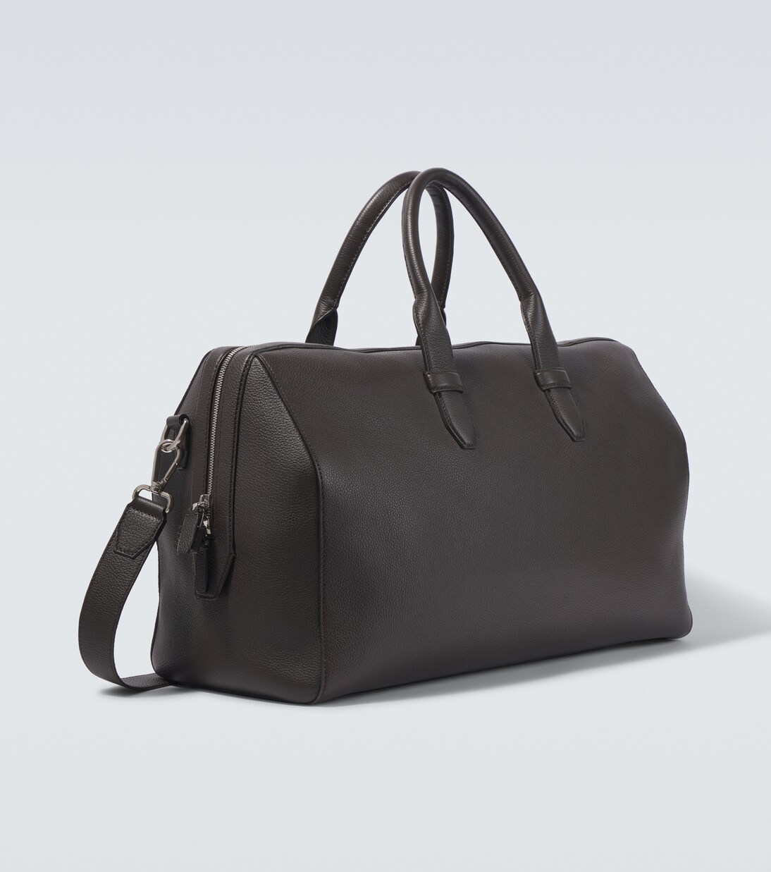 Leather duffel bag | Brioni