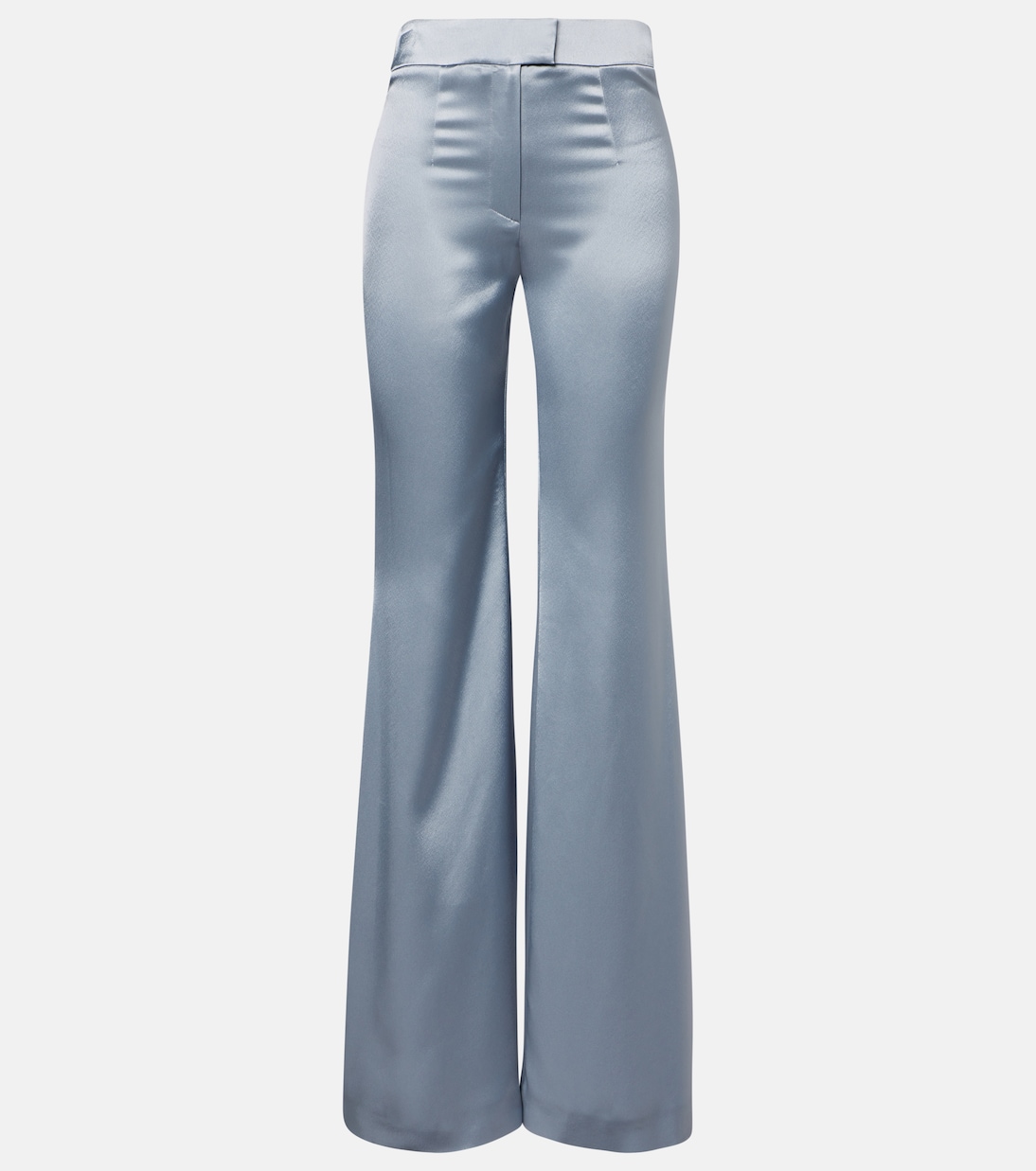 Weite High-Rise-Hose Julianne aus Satin | Galvan