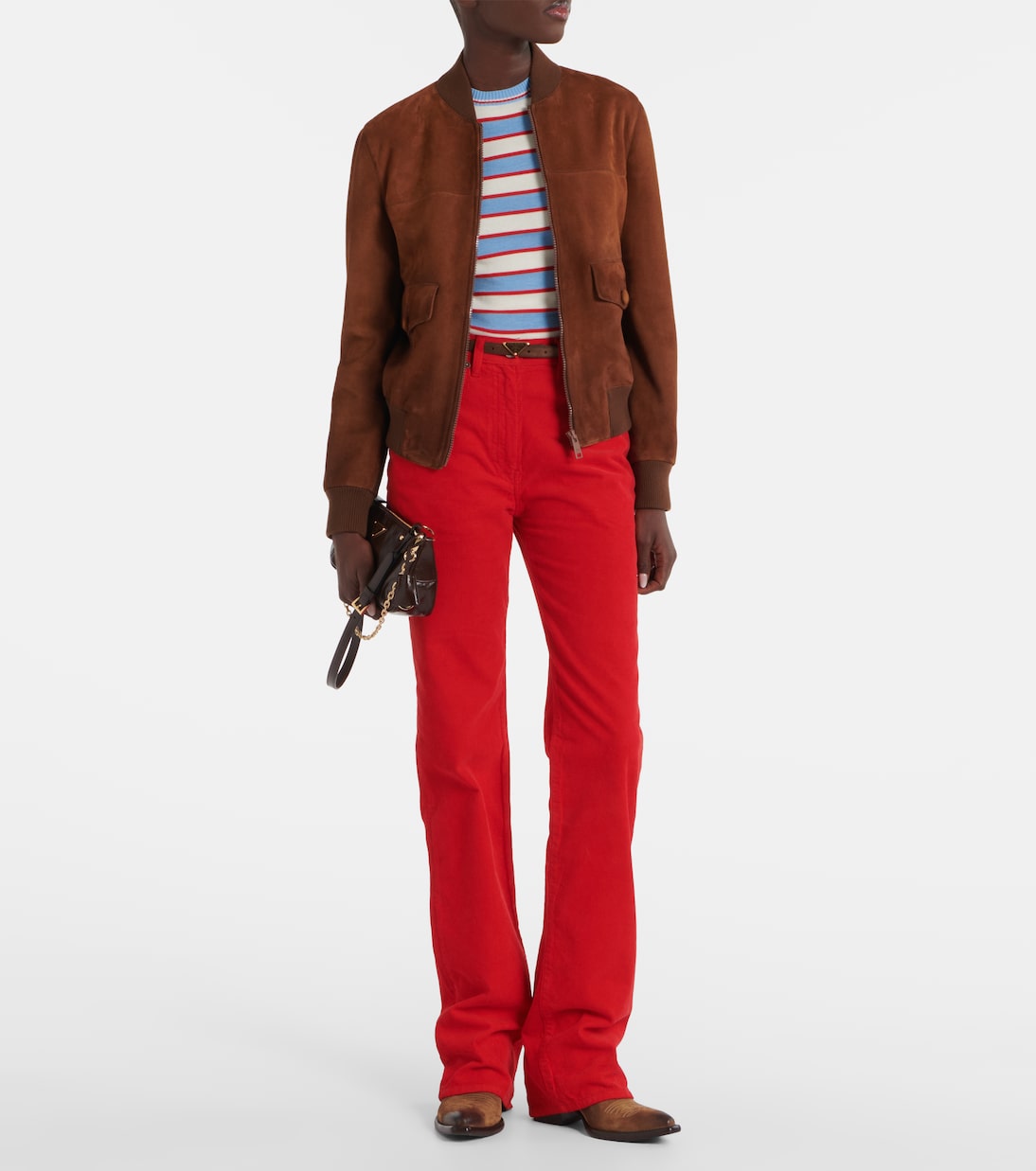 Suede blouson | Prada