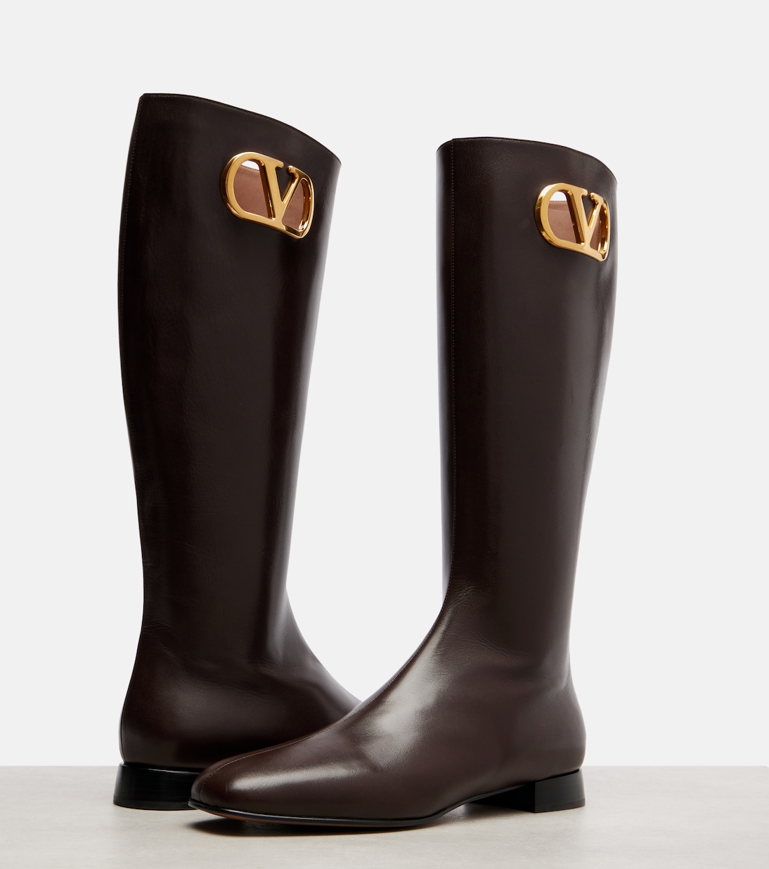 VLogo Signature leather boots | Valentino Garavani
