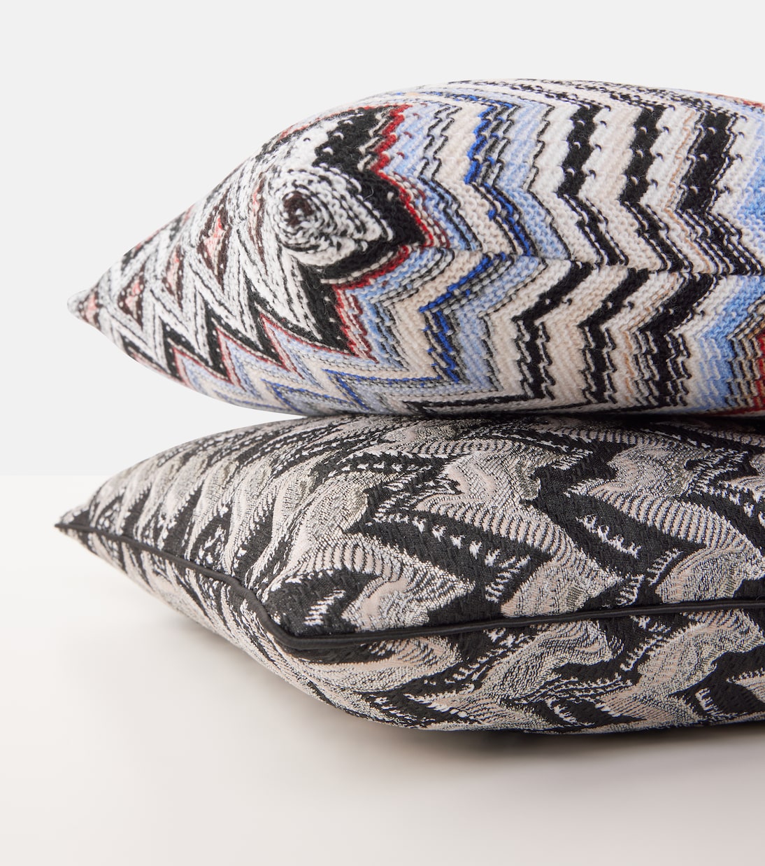 Colorado Zigzag wool, cotton, and alpaca cushion | Missoni