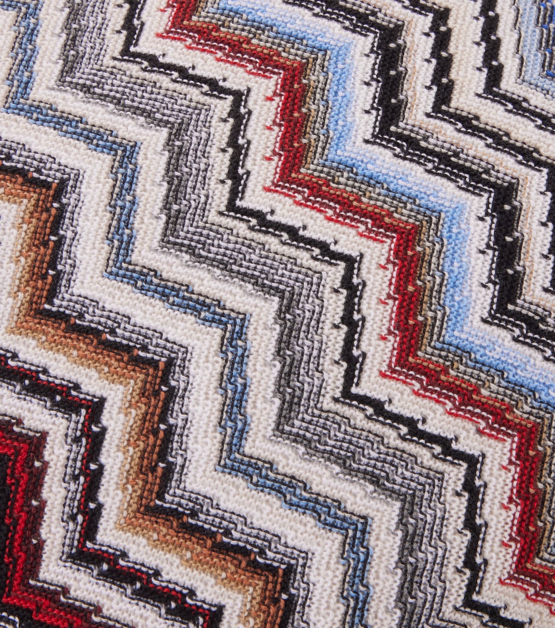Colorado Zigzag wool, cotton, and alpaca cushion | Missoni