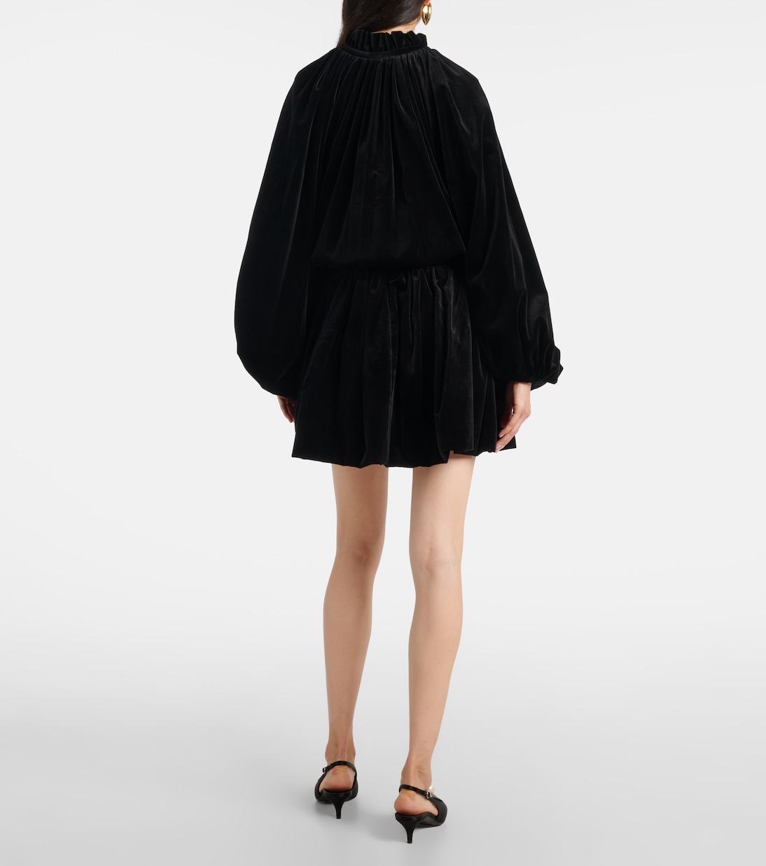 Minirock aus Baumwollsamt | Patou