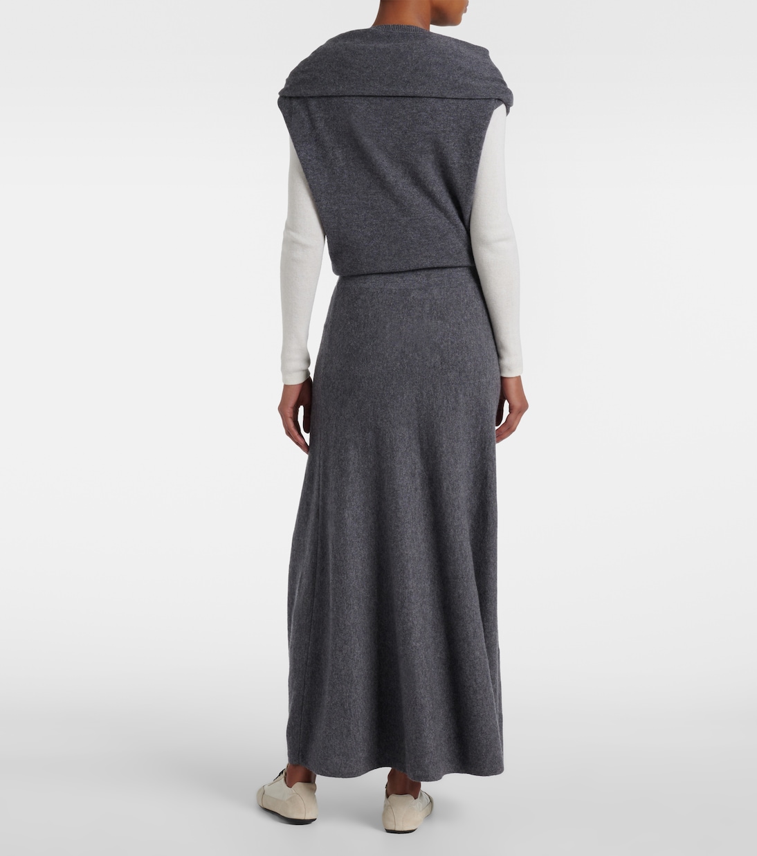 Torie knitted cashmere maxi skirt | Lisa Yang