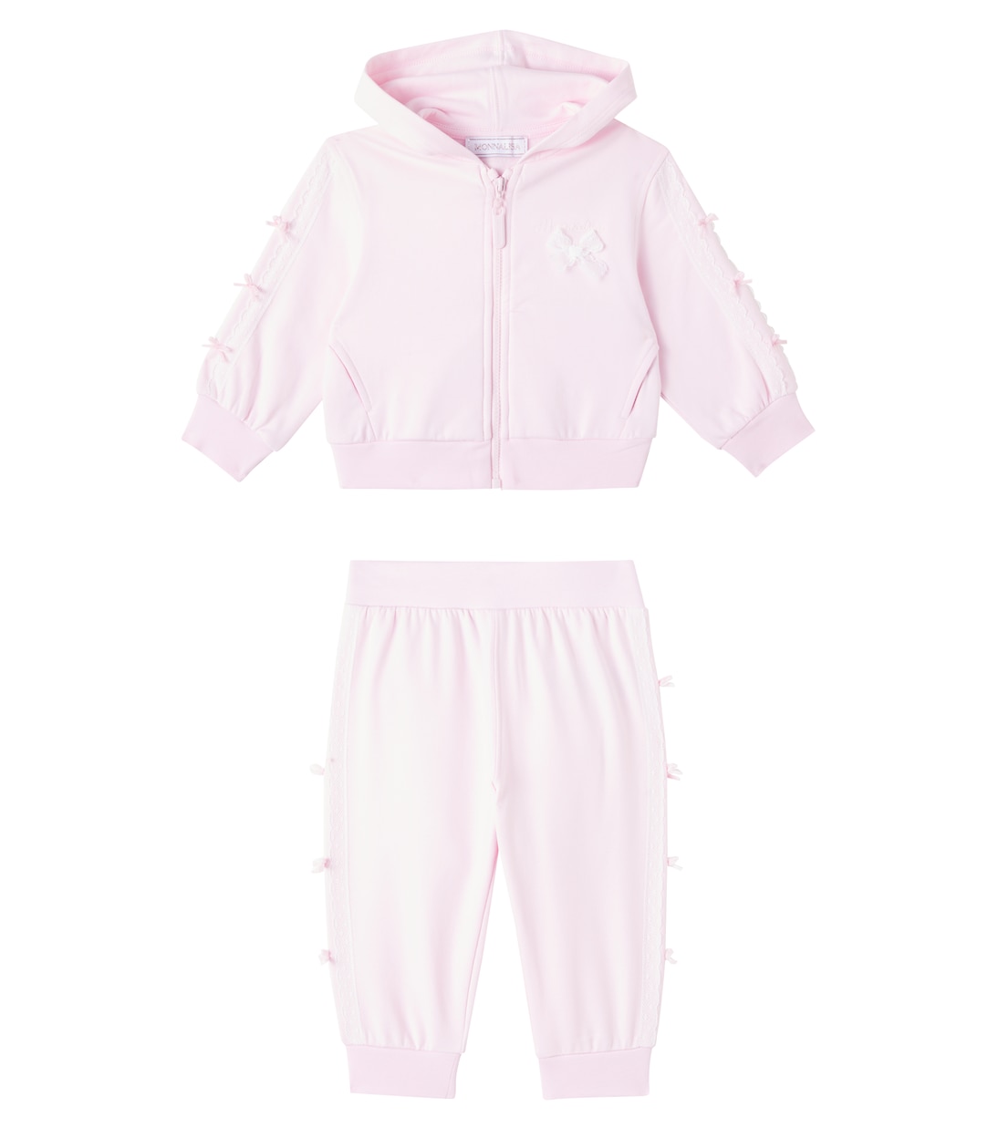 Baby jersey sweatshirt and sweatpants set  | Monnalisa