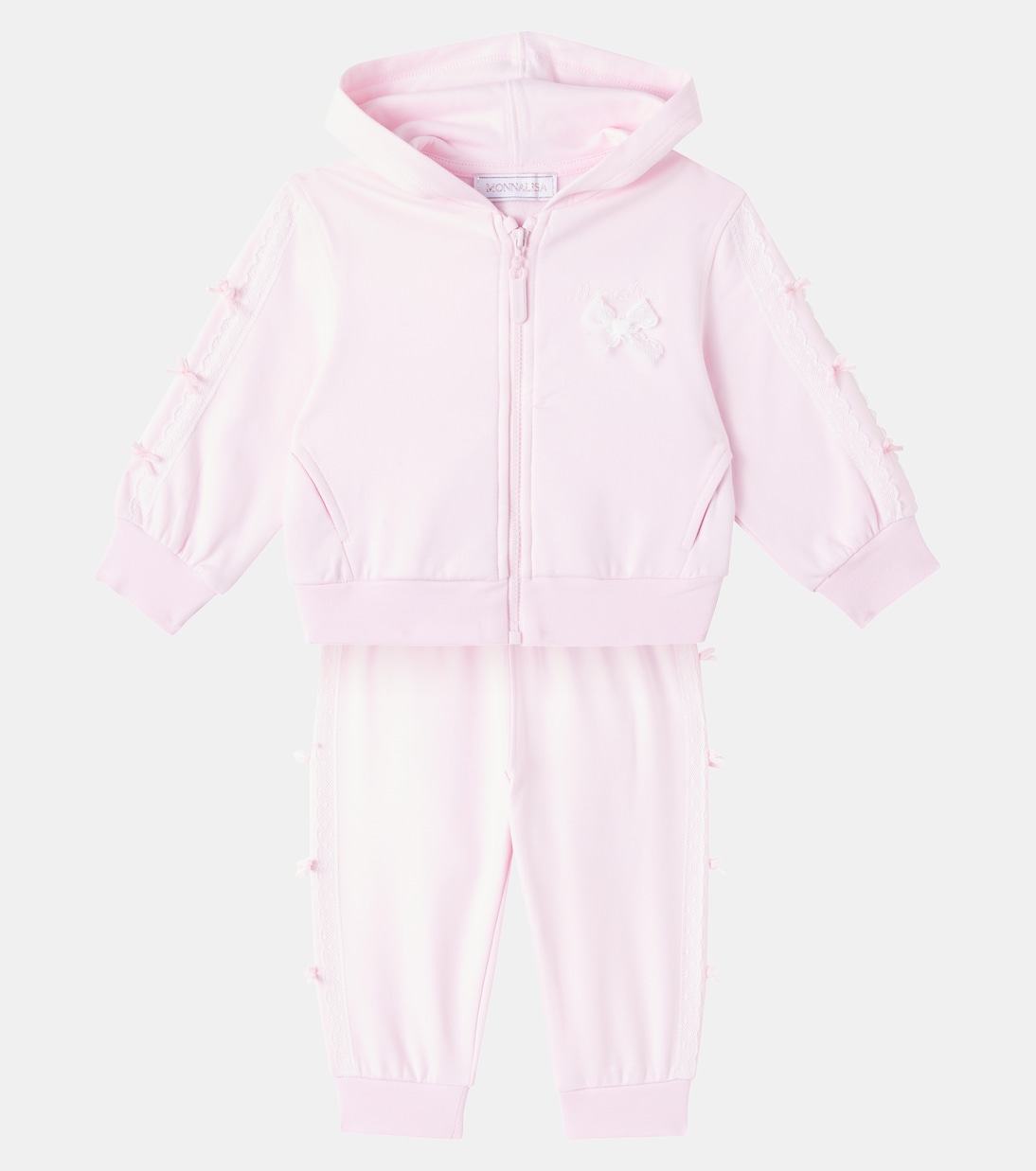 Baby jersey sweatshirt and sweatpants set  | Monnalisa