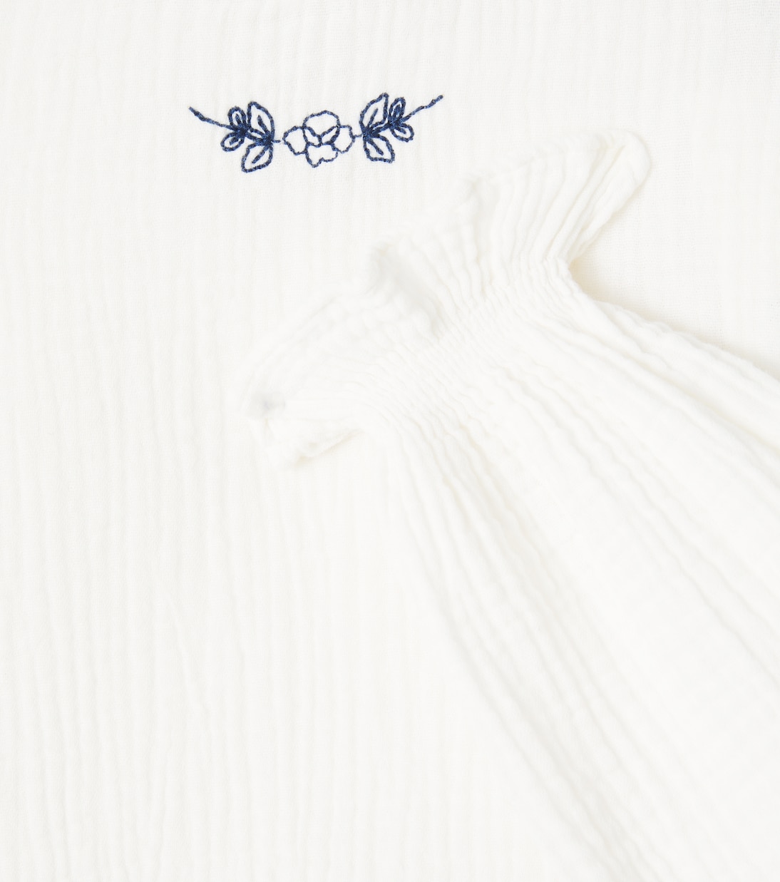 Maitea ruffled cotton blouse | The New Society