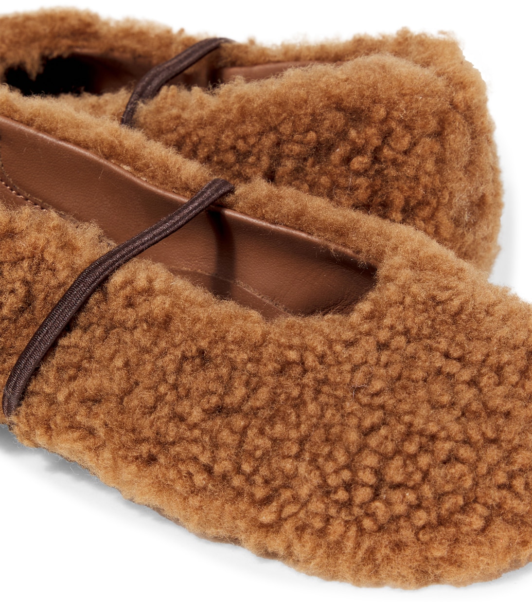Shearling ballet flats  | PèPè