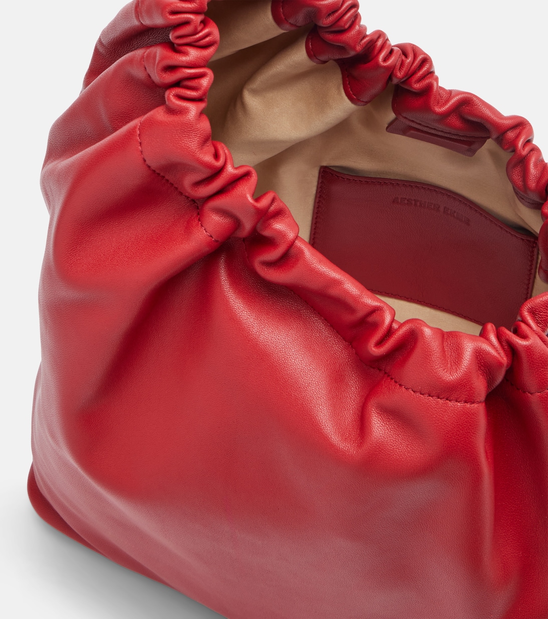 Schultertasche Demi Lune Cloud Medium aus Leder | Aesther Ekme