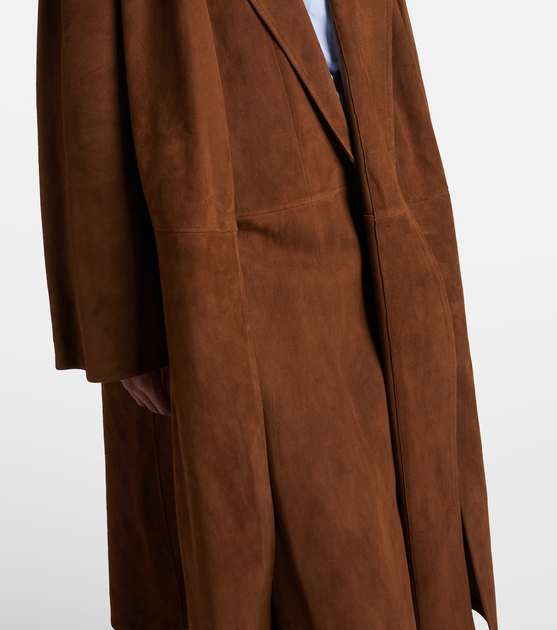 Serenis绒面革大衣 | The Row