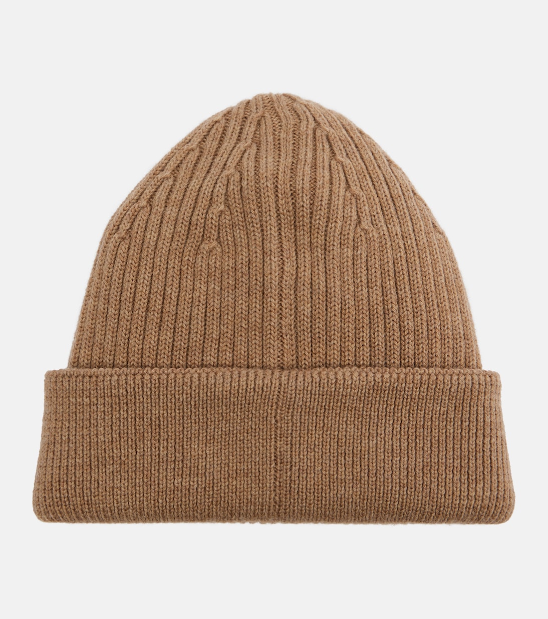 Logo embroidered ribbed-knit wool beanie | Loewe