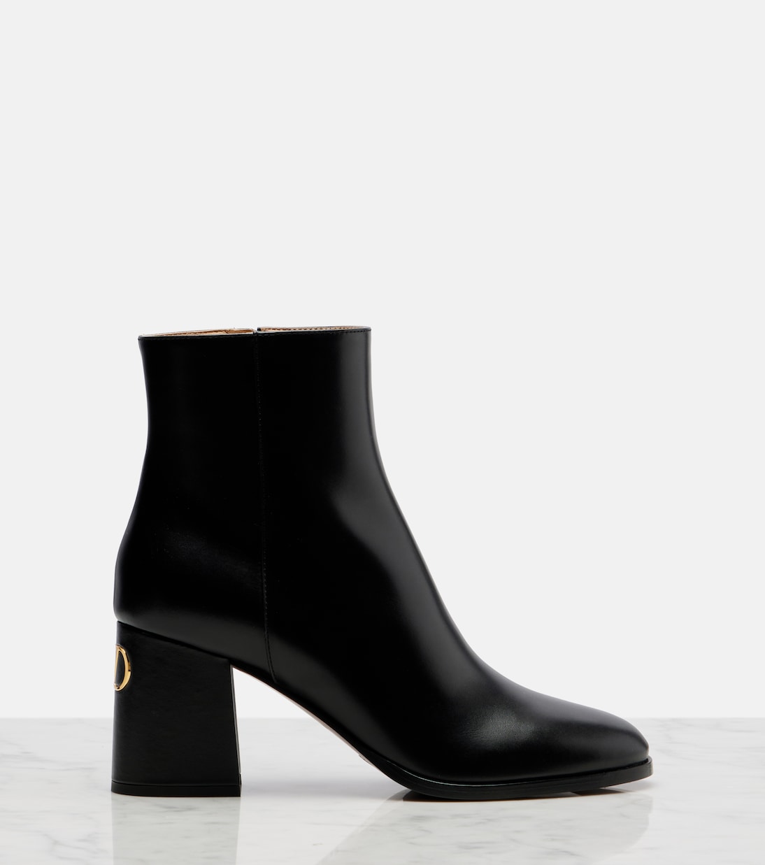 VLogo leather ankle boots | Valentino Garavani