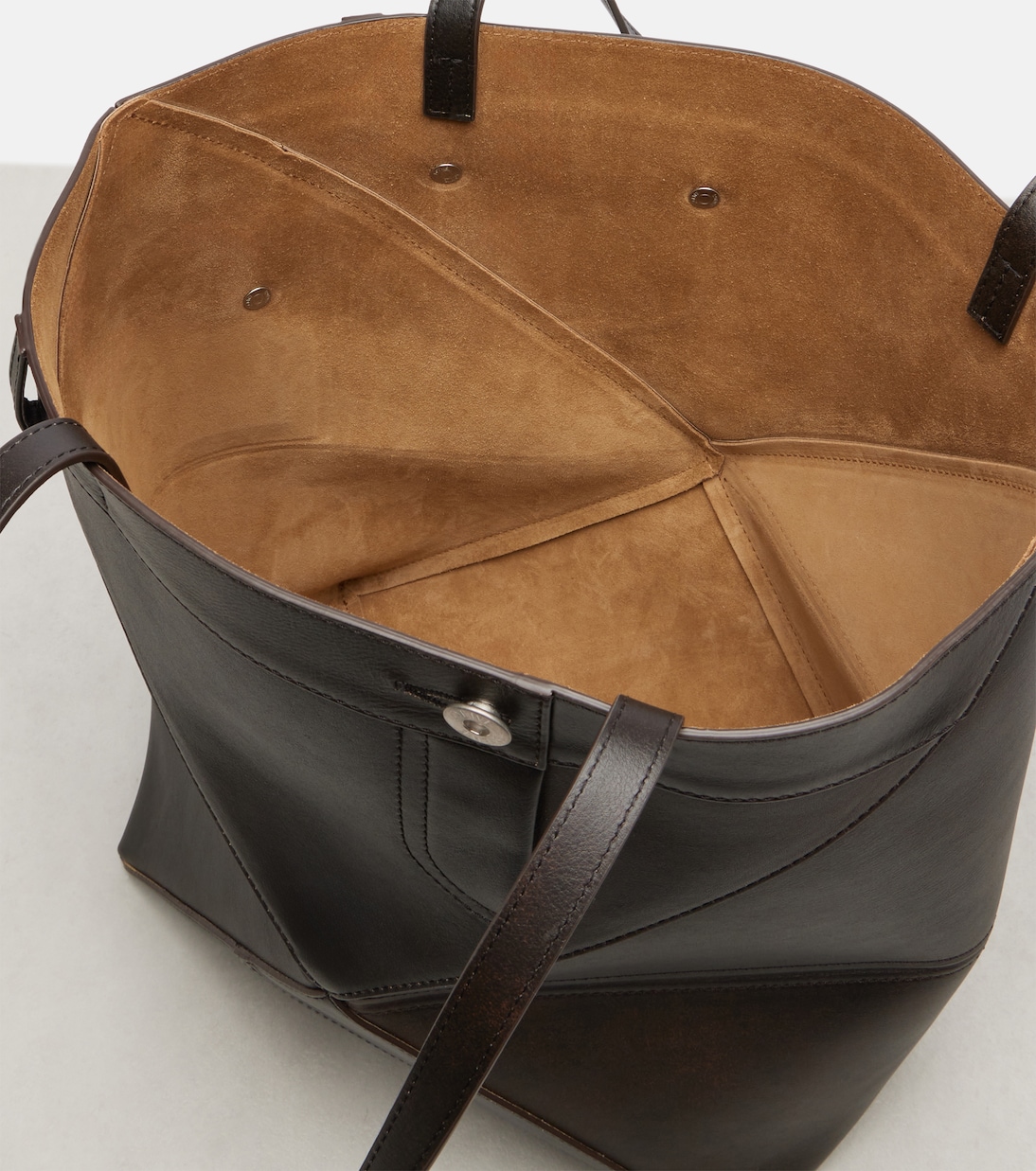 Cabas Puzzle Fold Medium en cuir | Loewe