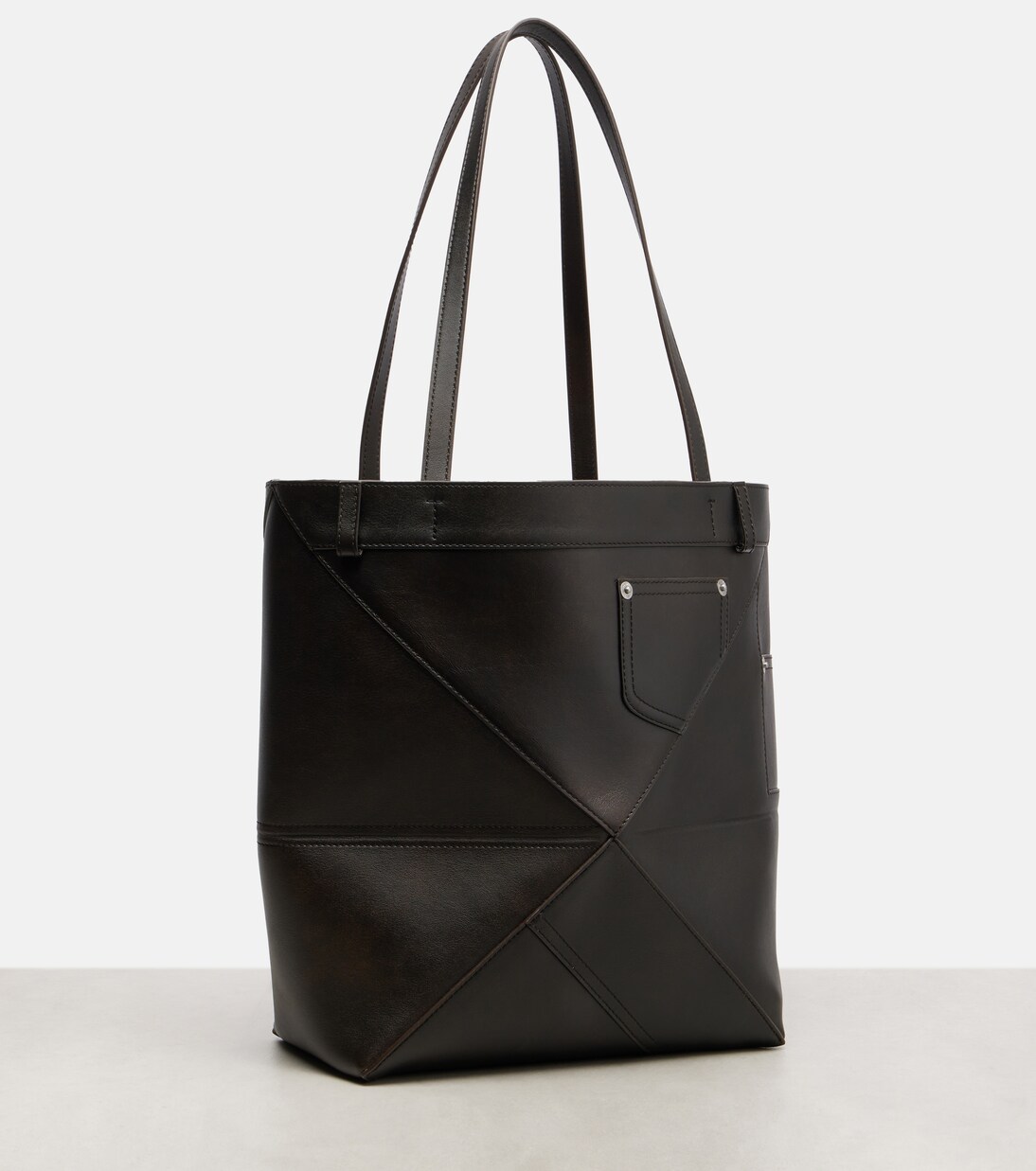 Cabas Puzzle Fold Medium en cuir | Loewe