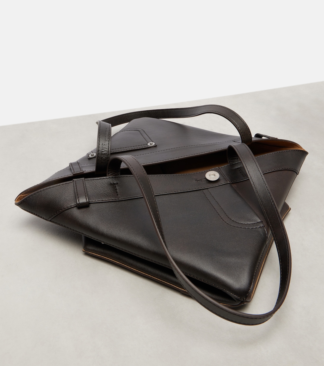 Cabas Puzzle Fold Medium en cuir | Loewe