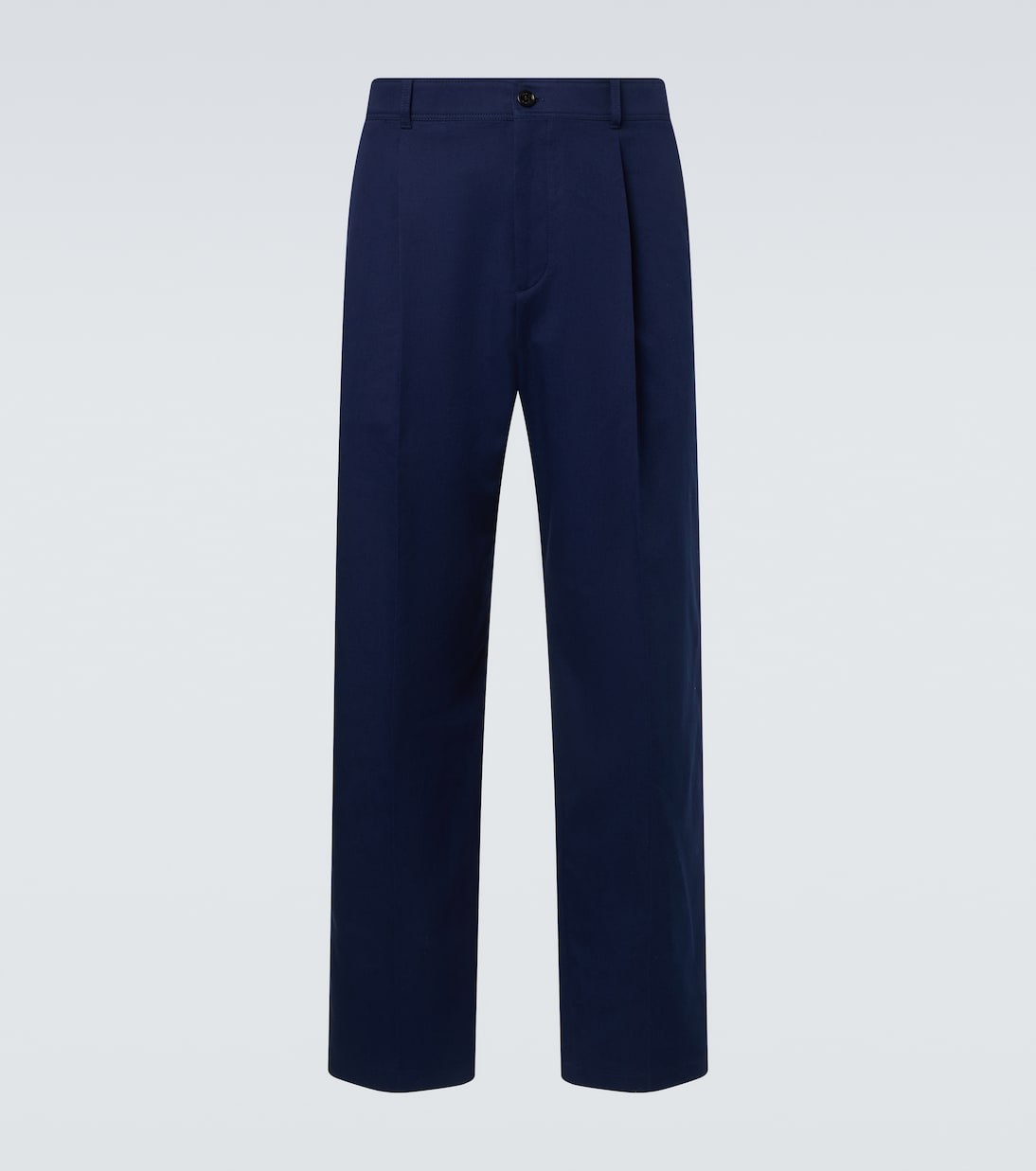 Cotton gabardine straight pants | Valentino
