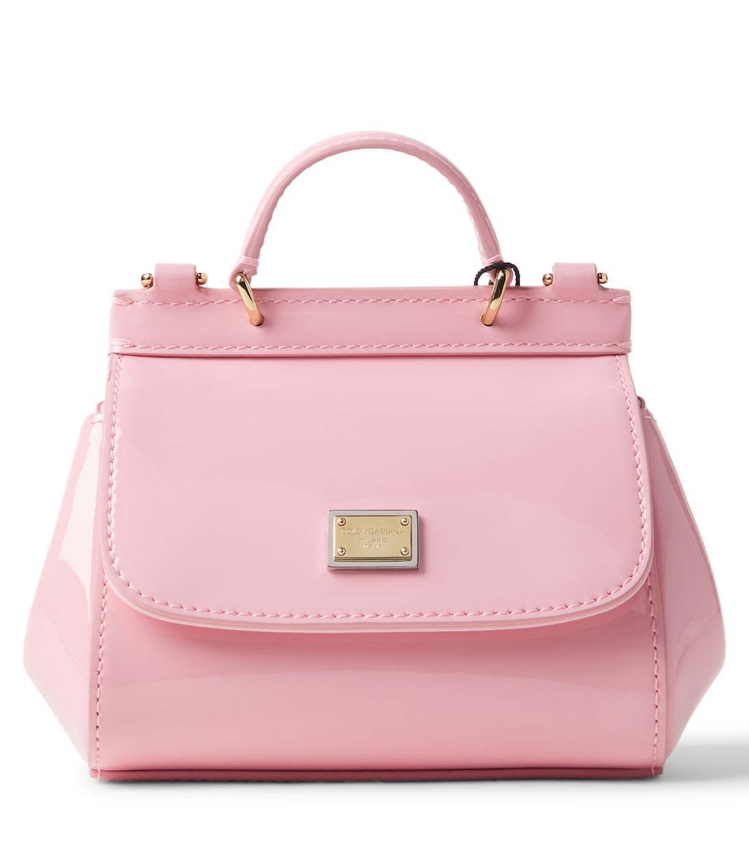 Sicily Mini patent leather tote bag | Dolce&Gabbana Kids