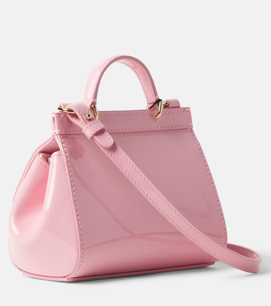 Sicily Mini patent leather tote bag | Dolce&Gabbana Kids