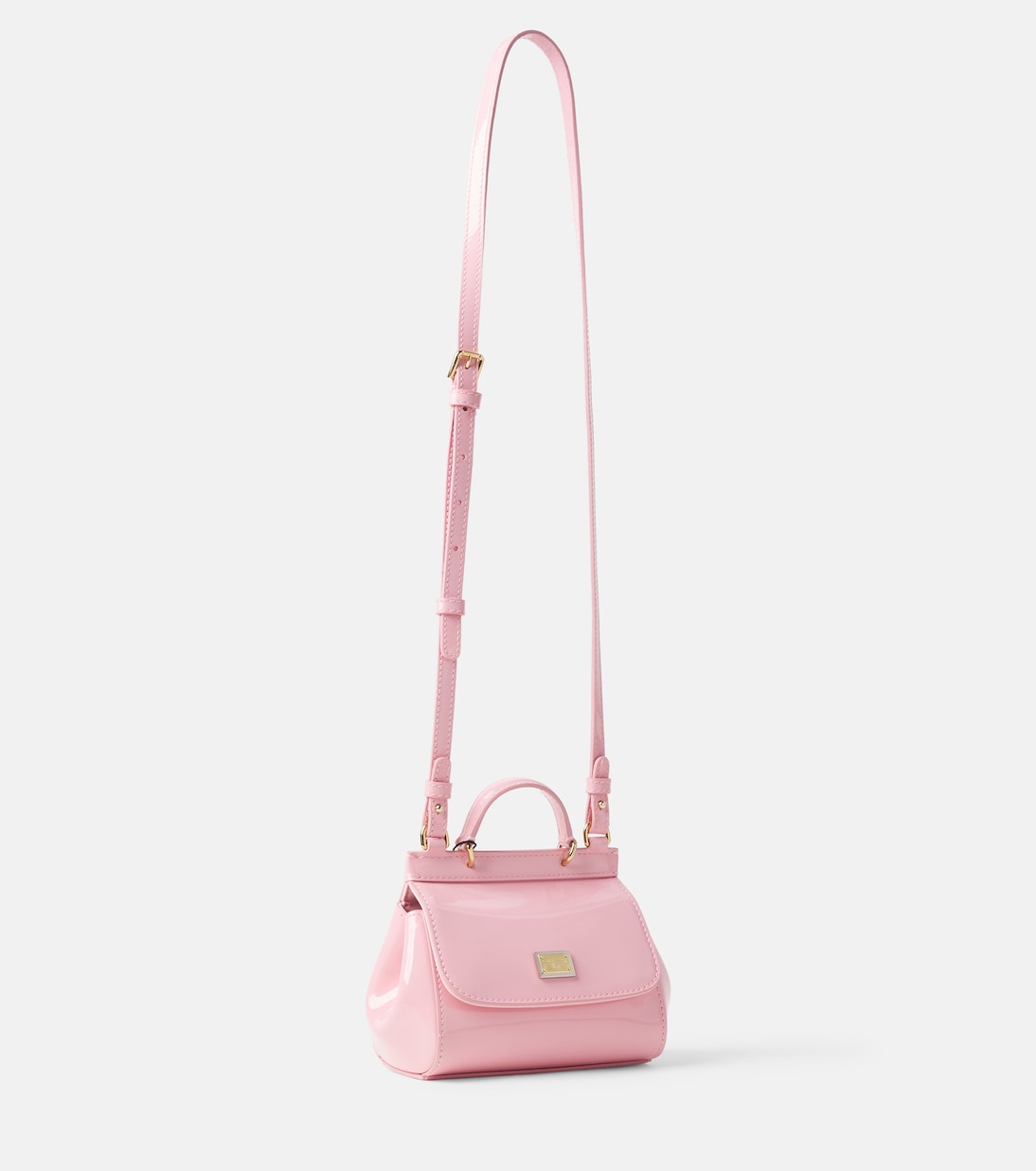 Sicily Mini patent leather tote bag | Dolce&Gabbana Kids