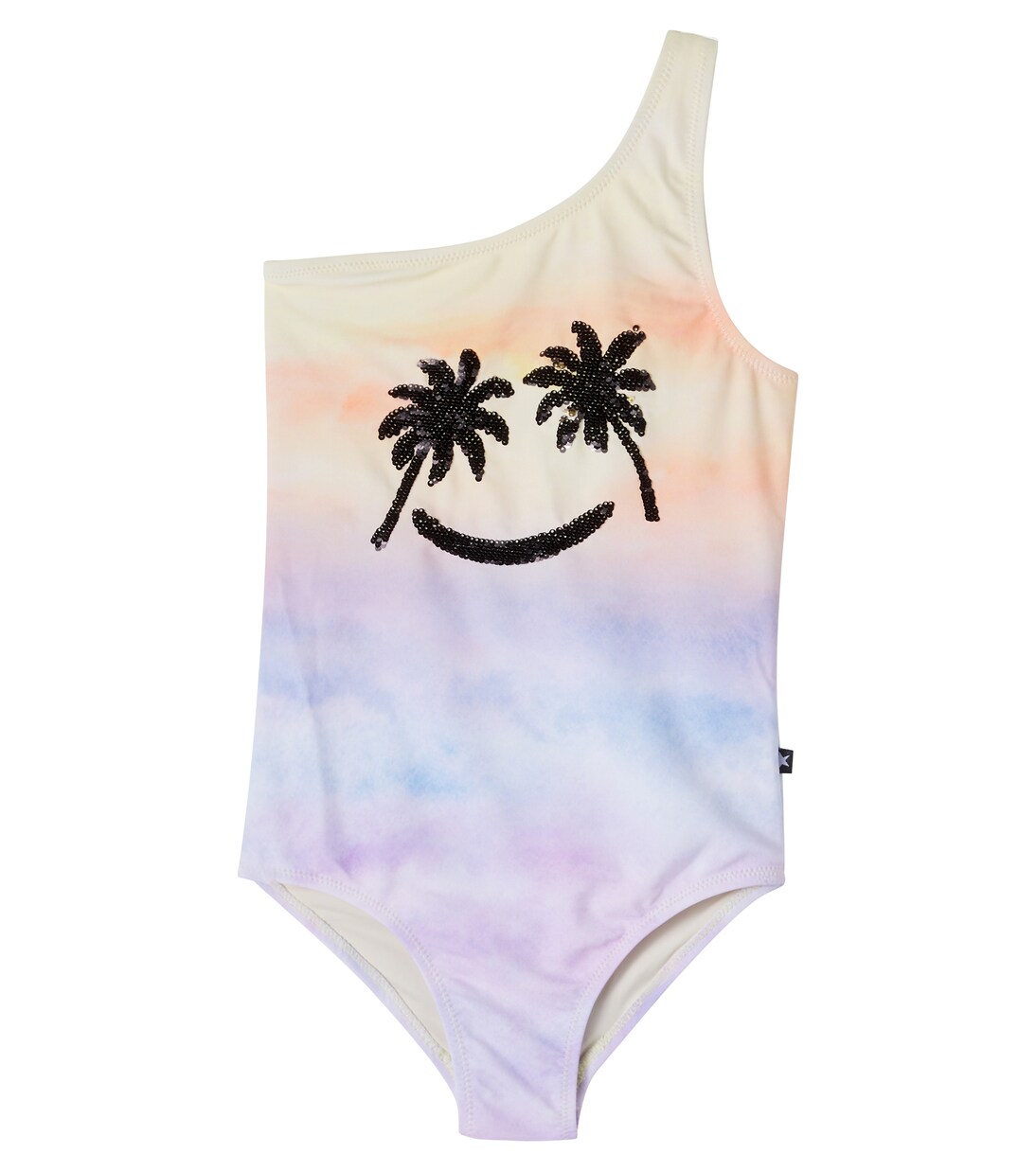 Nai one-shoulder tie-dye swimsuit | Molo