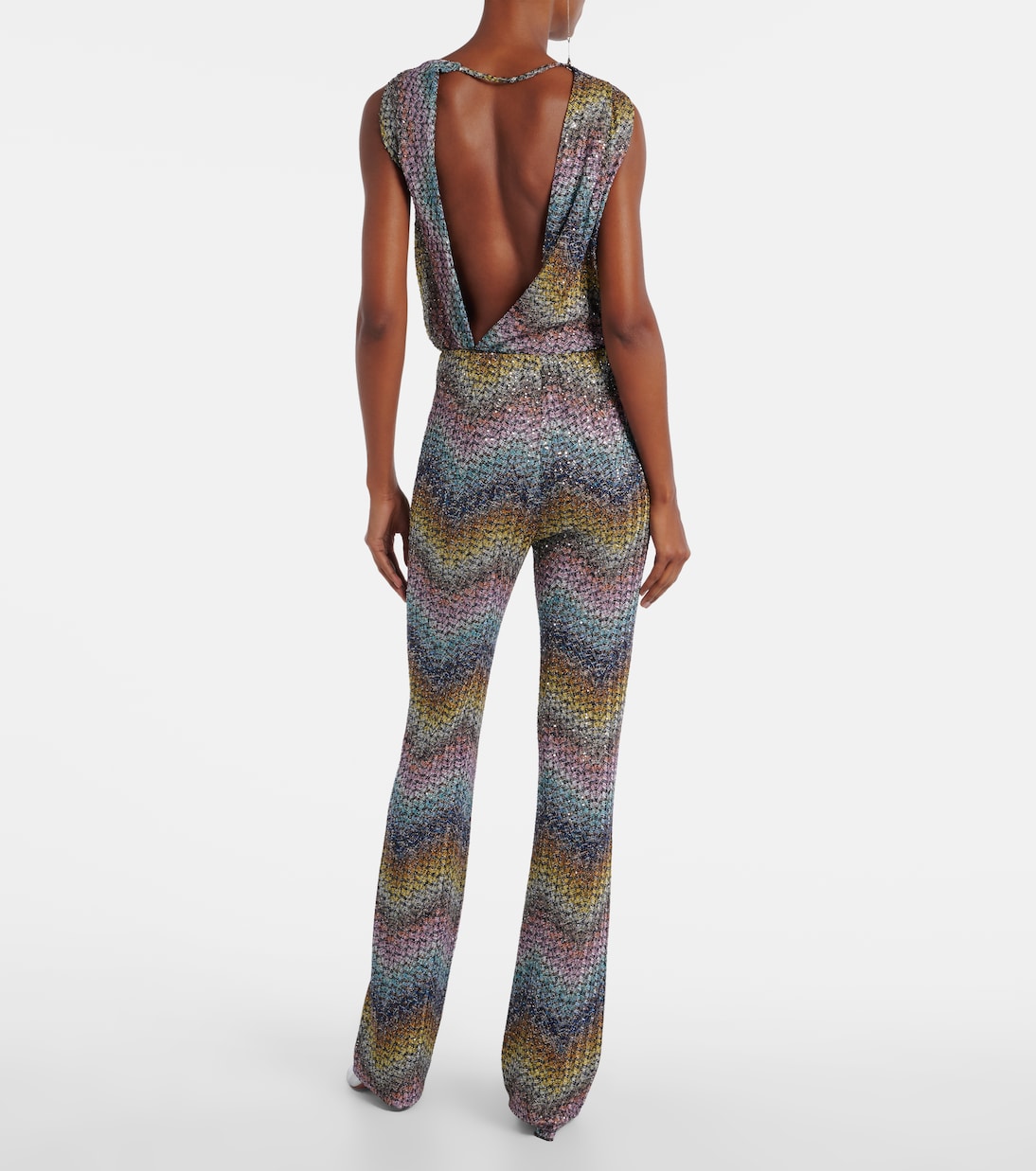 Pantalones flared de lamé con lentejuelas | Missoni