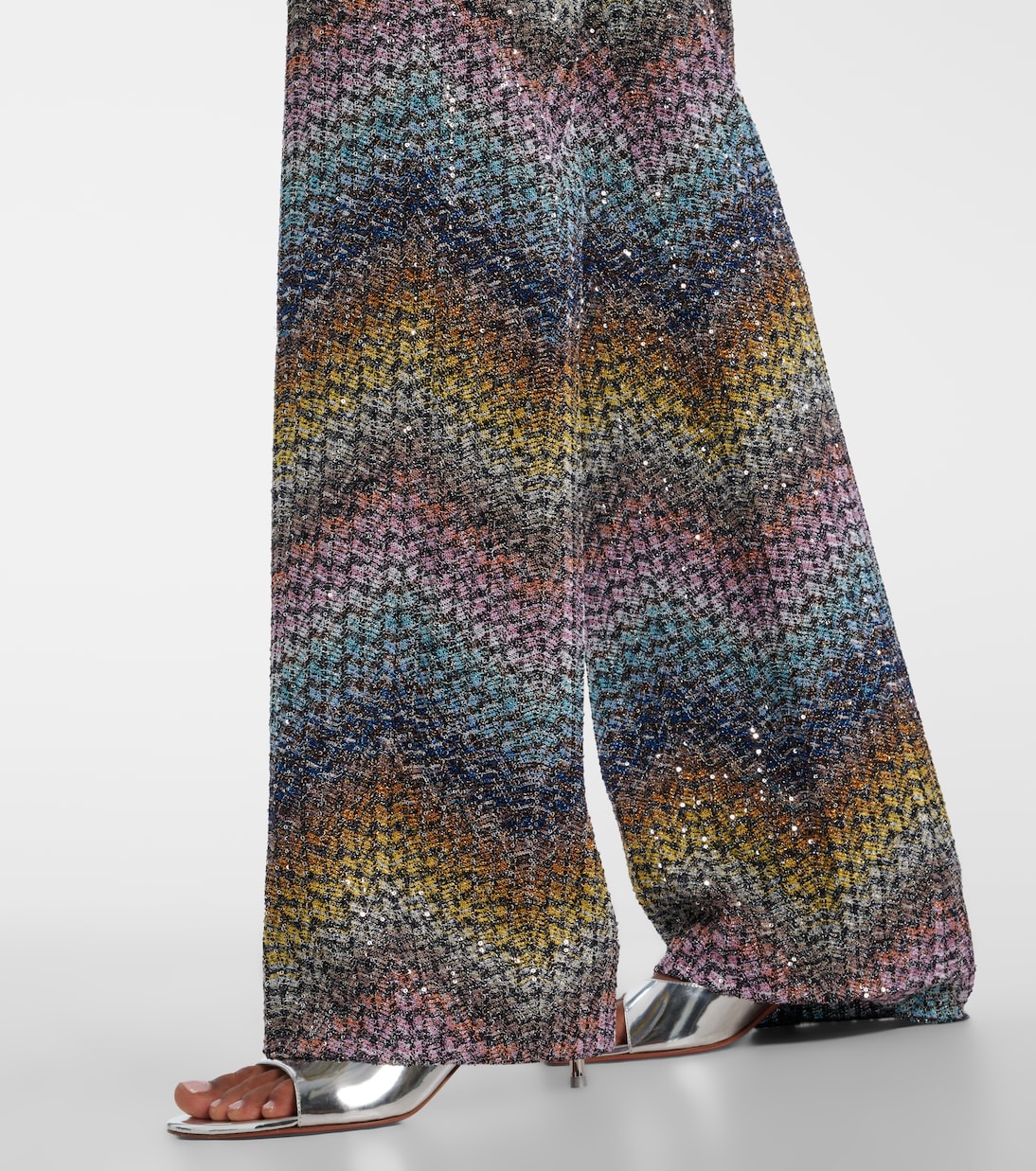 Pantalones flared de lamé con lentejuelas | Missoni