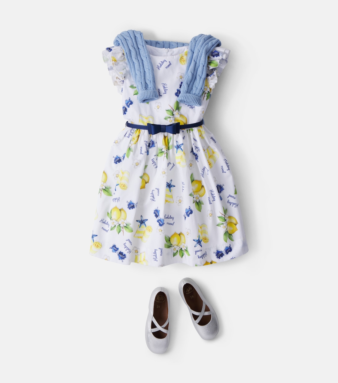 Robe imprimée en coton | Monnalisa