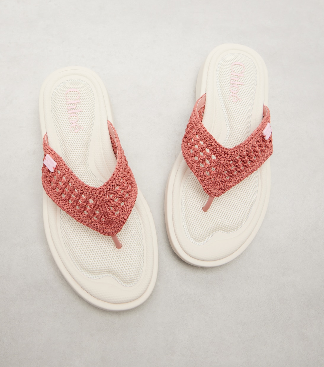 La Poolette crochet thong sandals | Chloé