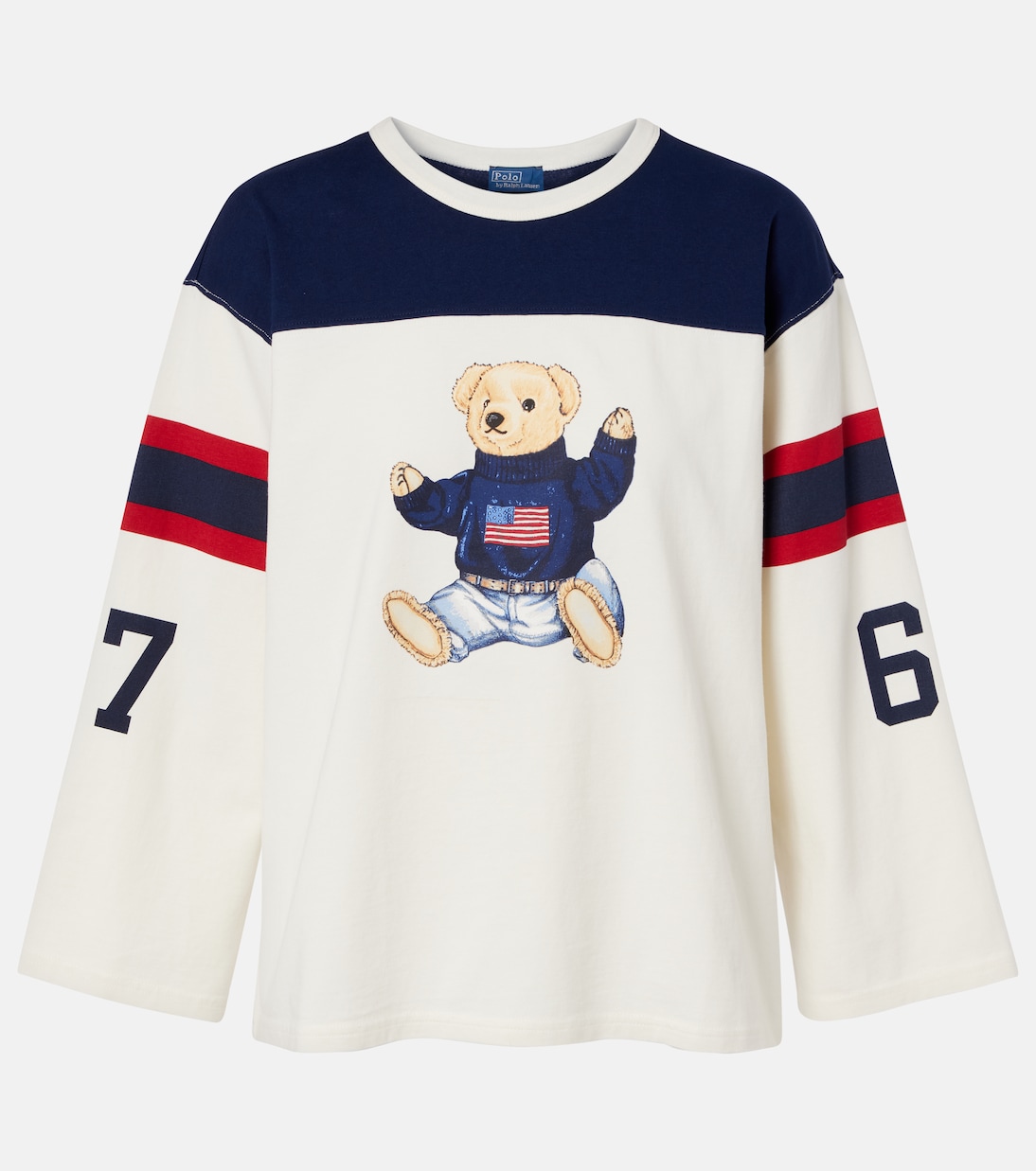 Bedrucktes Sweatshirt aus Baumwoll-Jersey | Polo Ralph Lauren