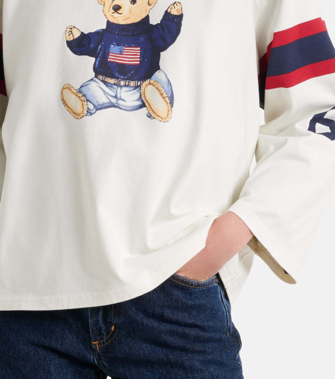 Bedrucktes Sweatshirt aus Baumwoll-Jersey | Polo Ralph Lauren