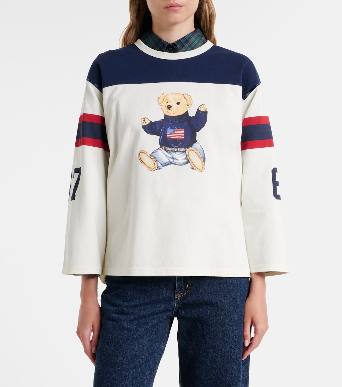 Bedrucktes Sweatshirt aus Baumwoll-Jersey | Polo Ralph Lauren