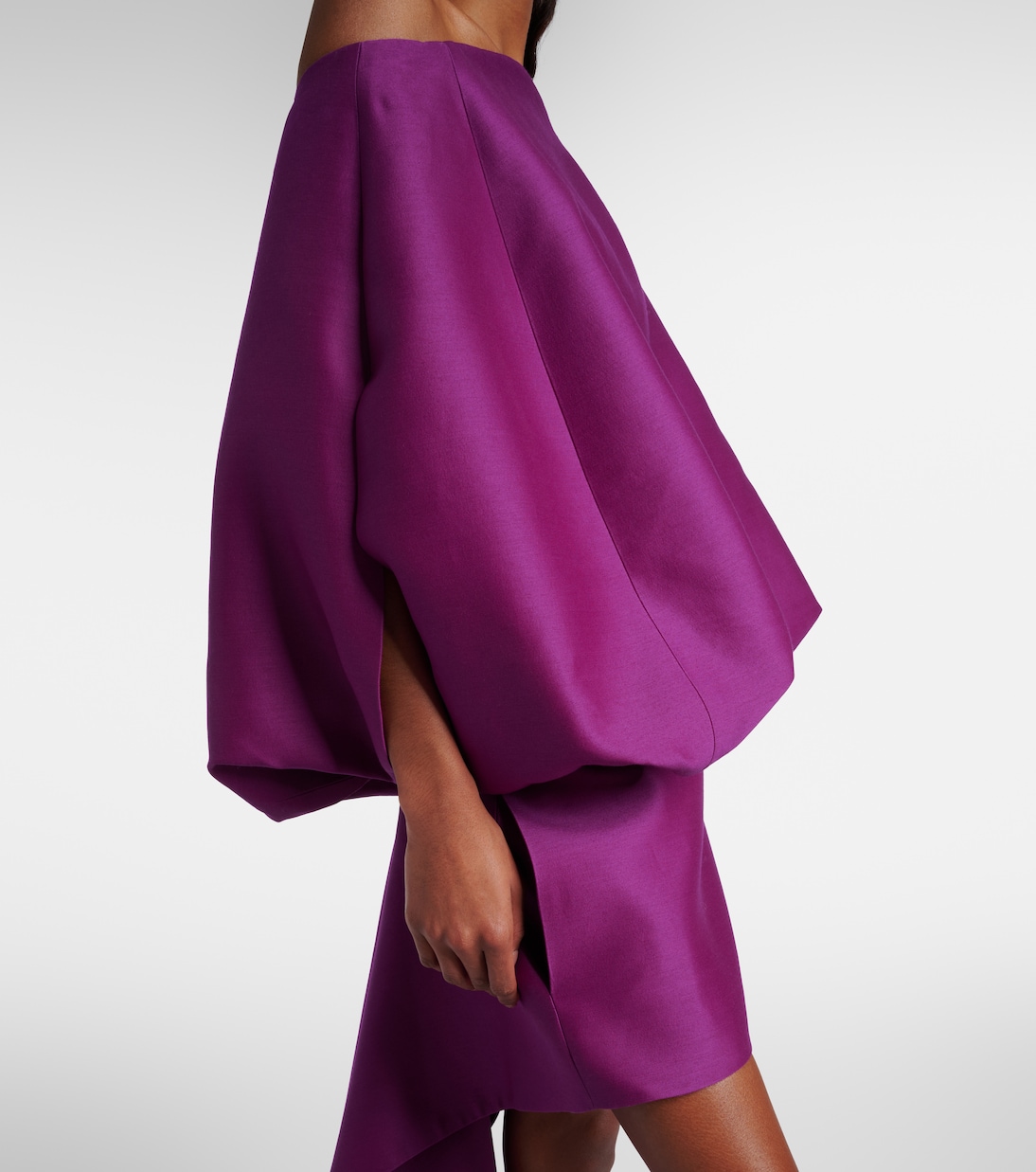 Vestido corto de lana y seda | Balenciaga