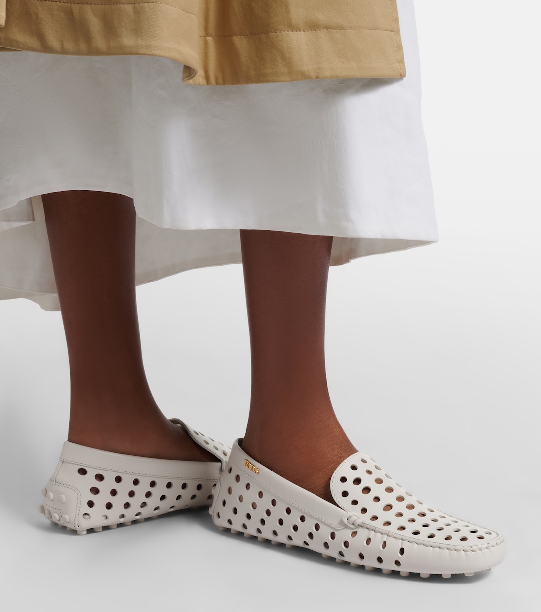 Gommino perforated leather loafers | Tod's