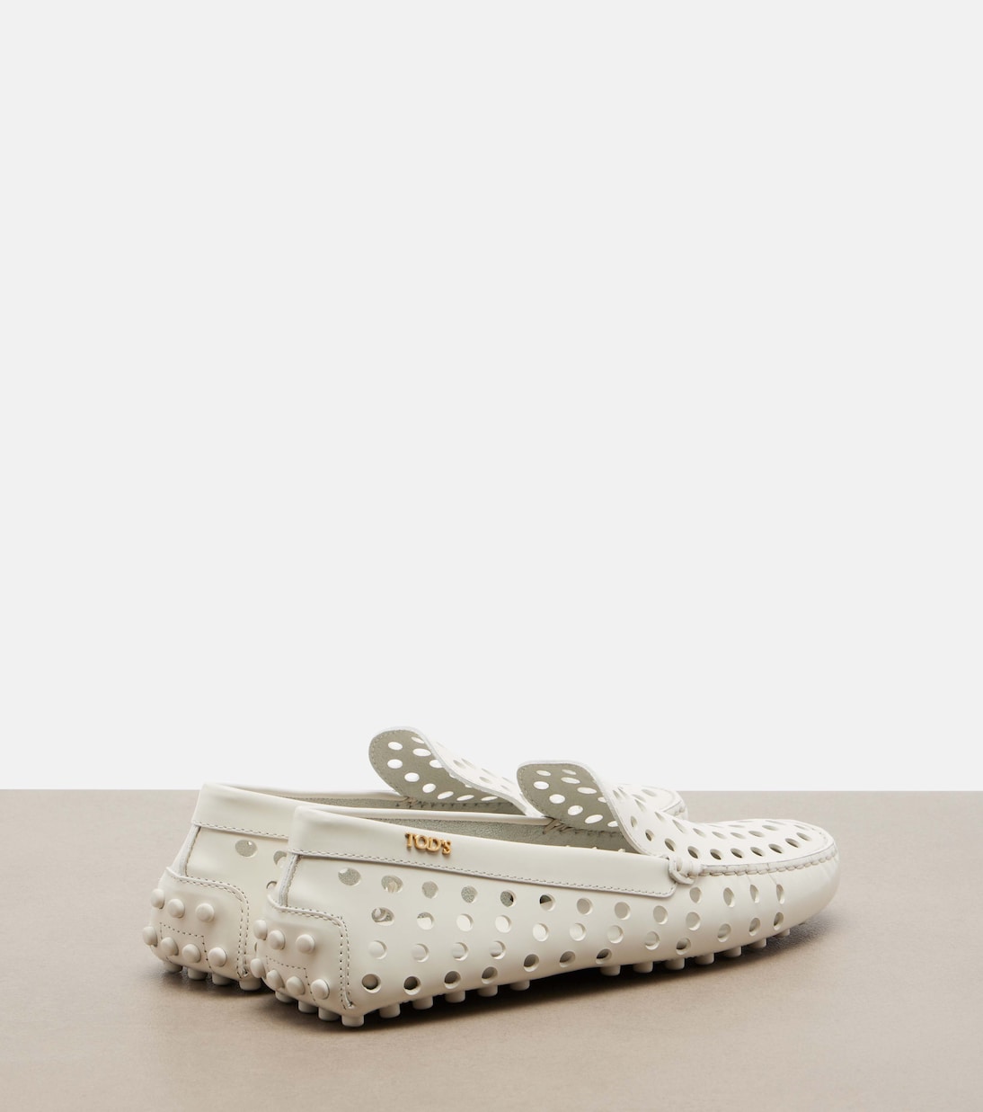 Gommino perforated leather loafers | Tod's
