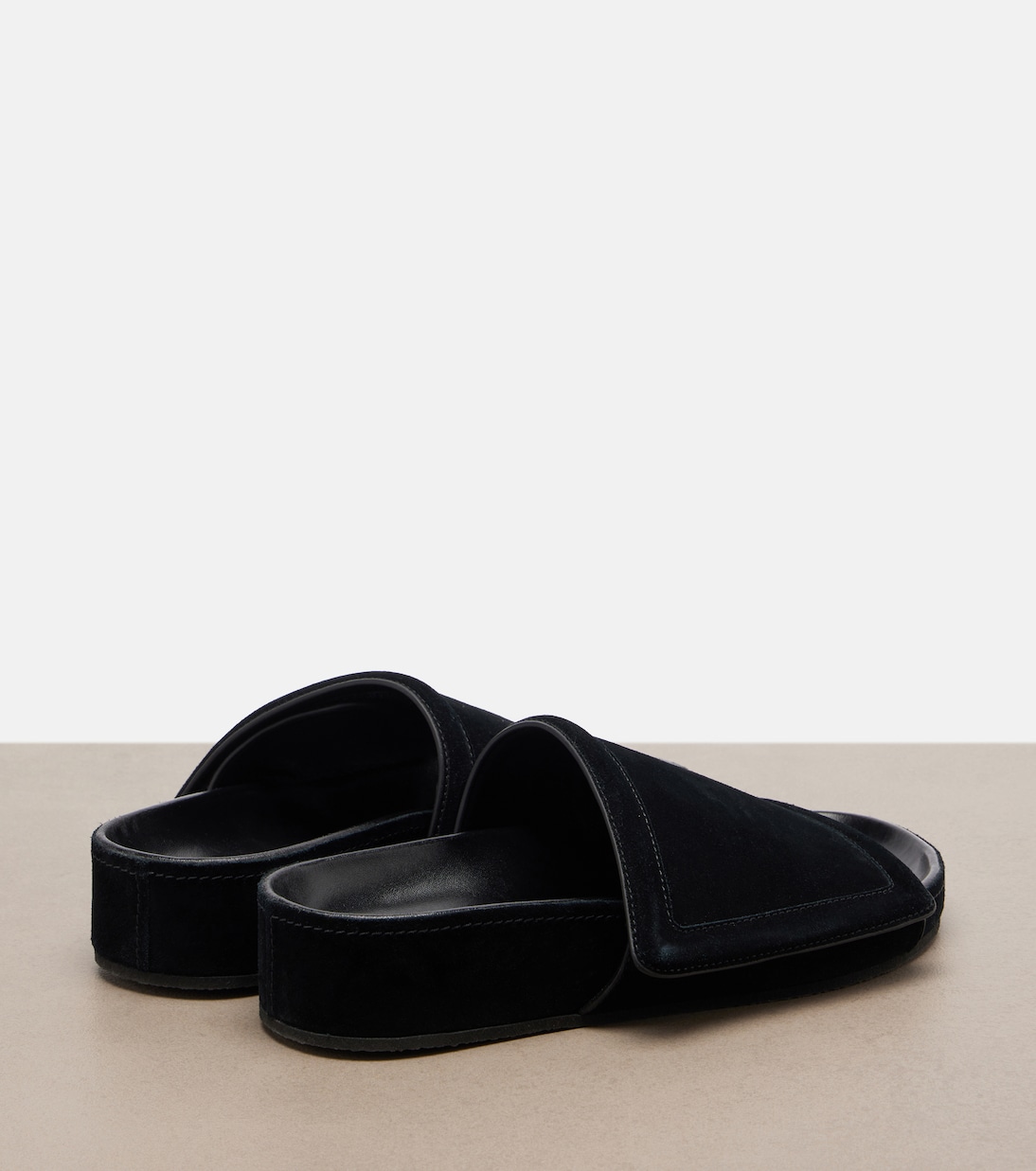 Suede slides | Phoebe Philo