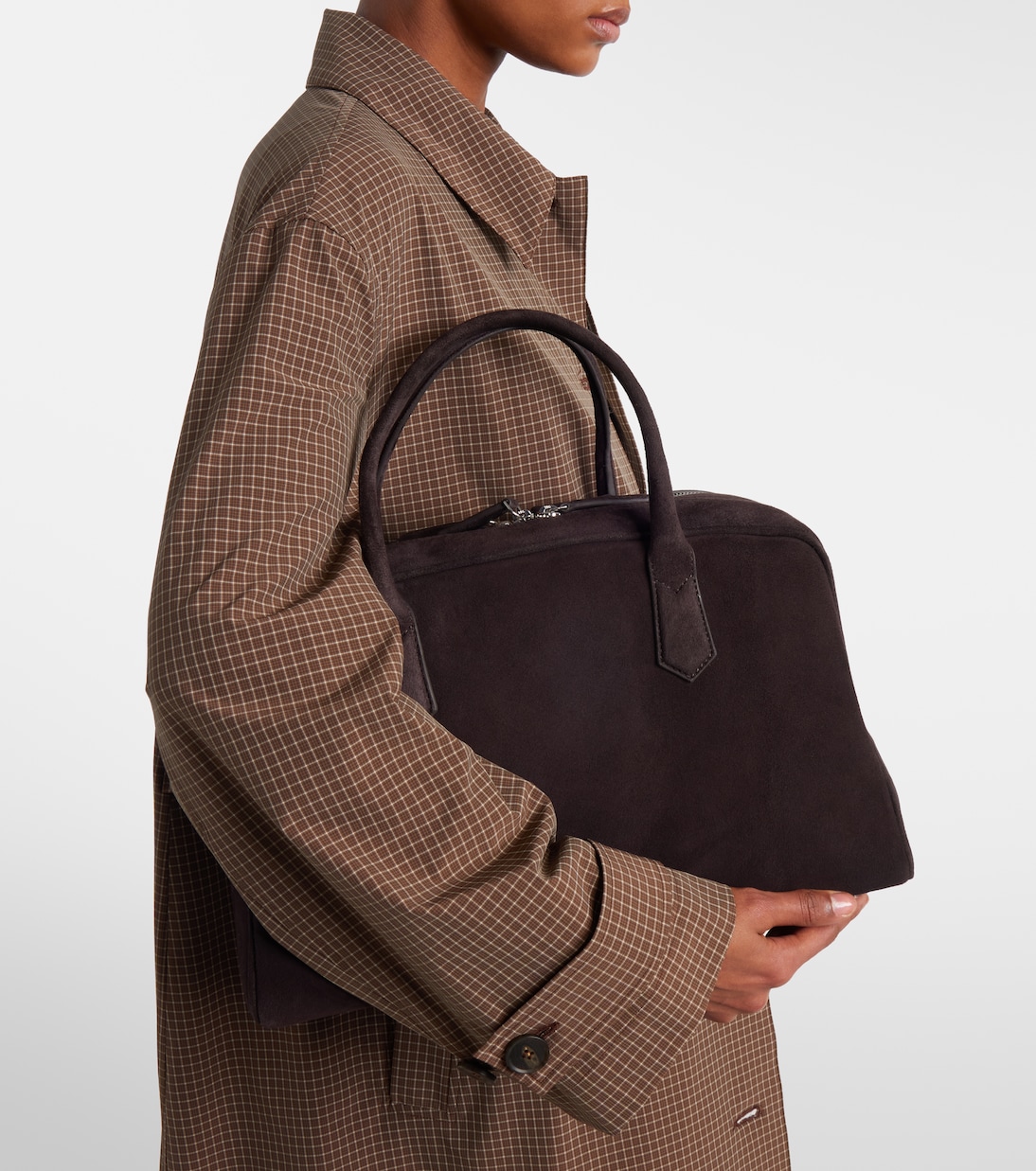 Talbot Large suede tote bag | A.Emery