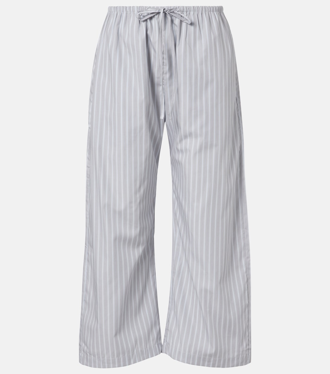Yoshi striped cotton-blend wide-leg pants | Leset